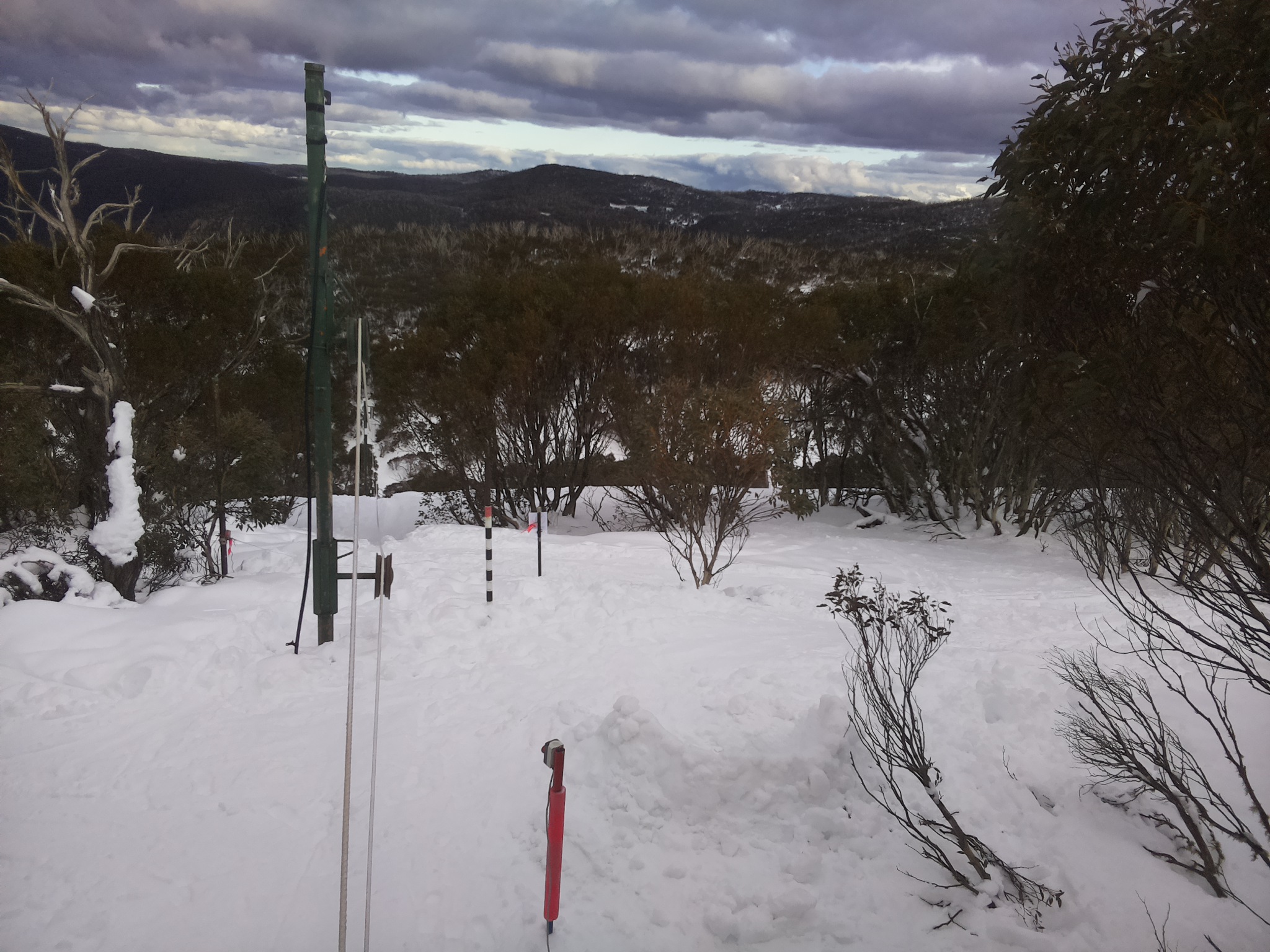 Bogong Web Cam 4:10pm Tuesday 29th of July 2025
