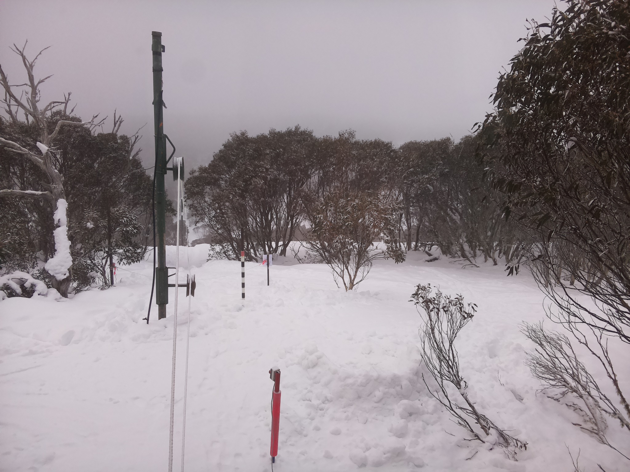 Bogong Web Cam 10:10am Wednesday 30th of July 2025