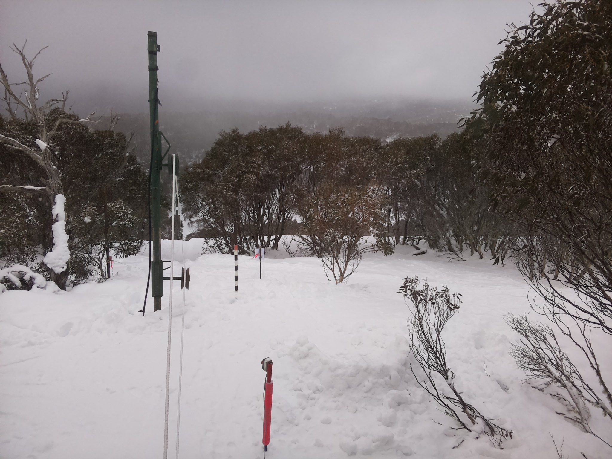 Bogong Web Cam 10:50am Wednesday 30th of July 2025