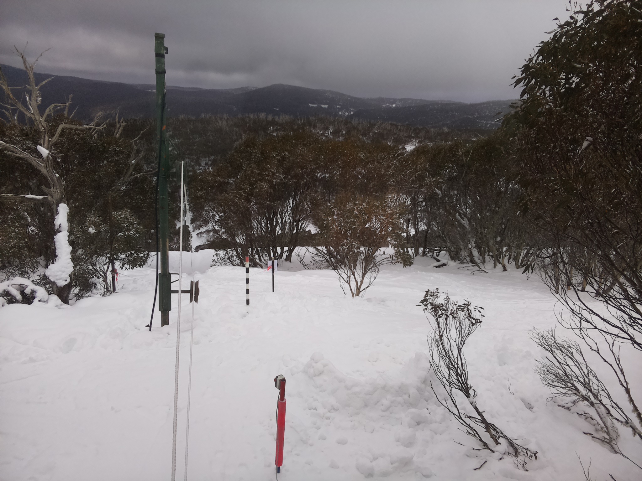 Bogong Web Cam 12:10pm Wednesday 30th of July 2025