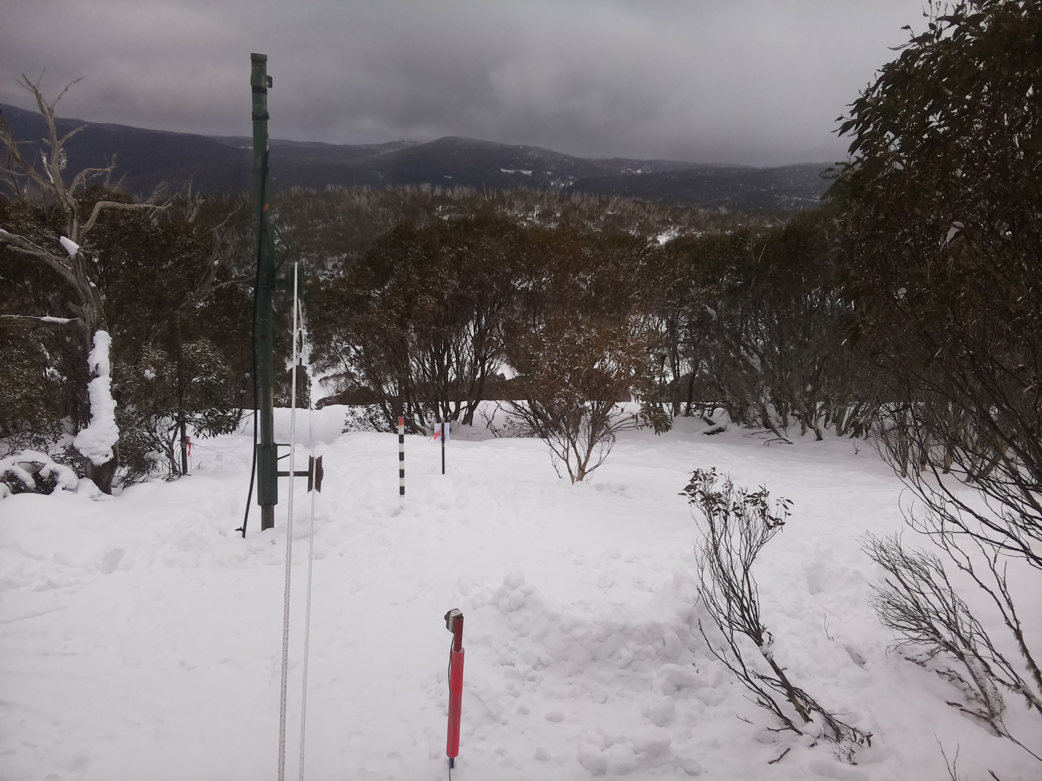 Bogong Web Cam 12:50pm Wednesday 30th of July 2025