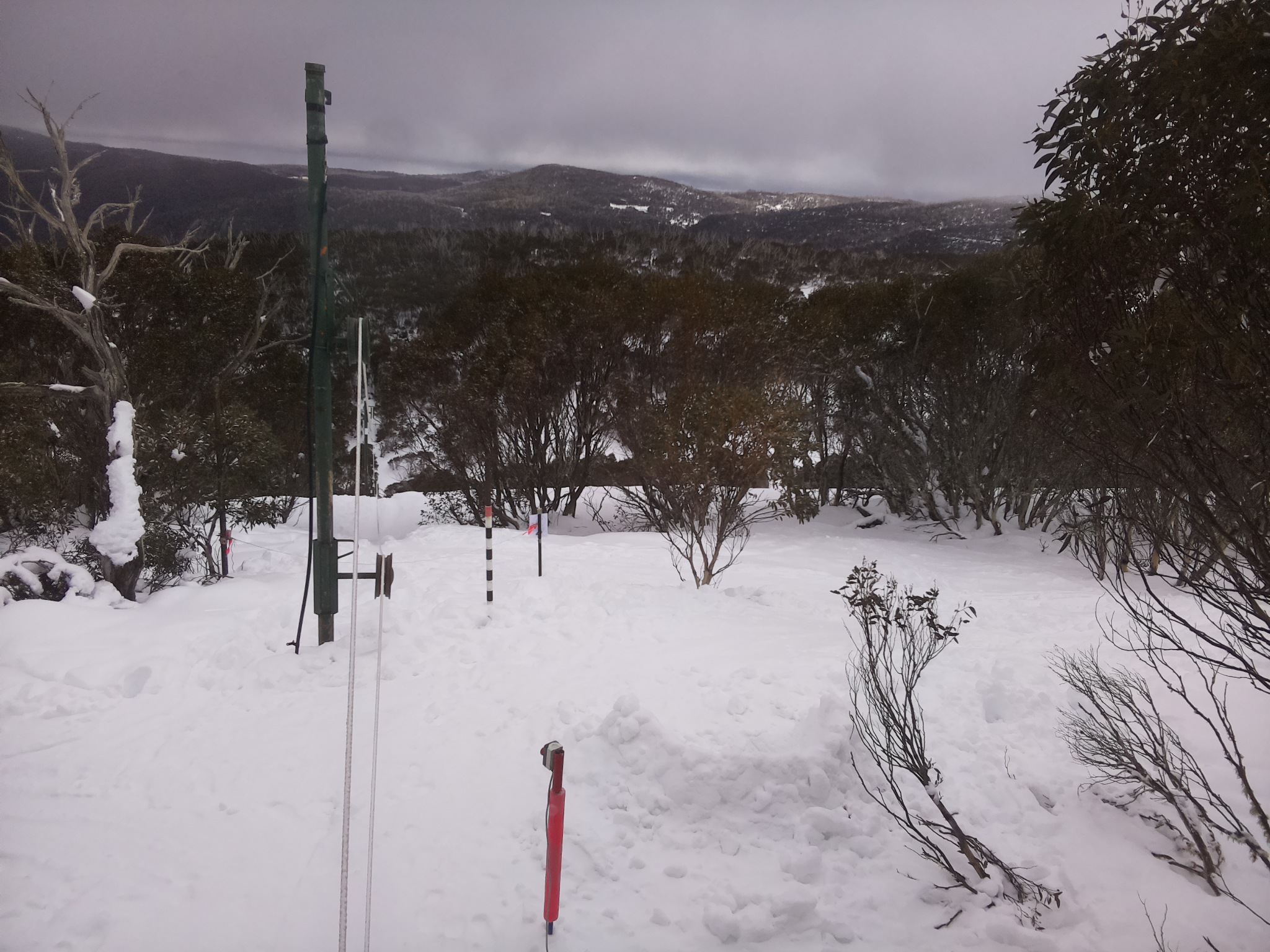 Bogong Web Cam 2:20pm Wednesday 30th of July 2025