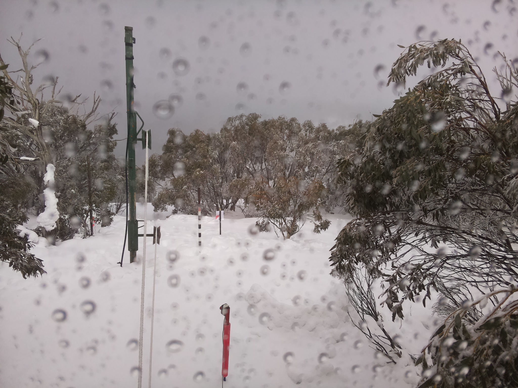 Bogong Web Cam 2:20pm Thursday 31st of July 2025