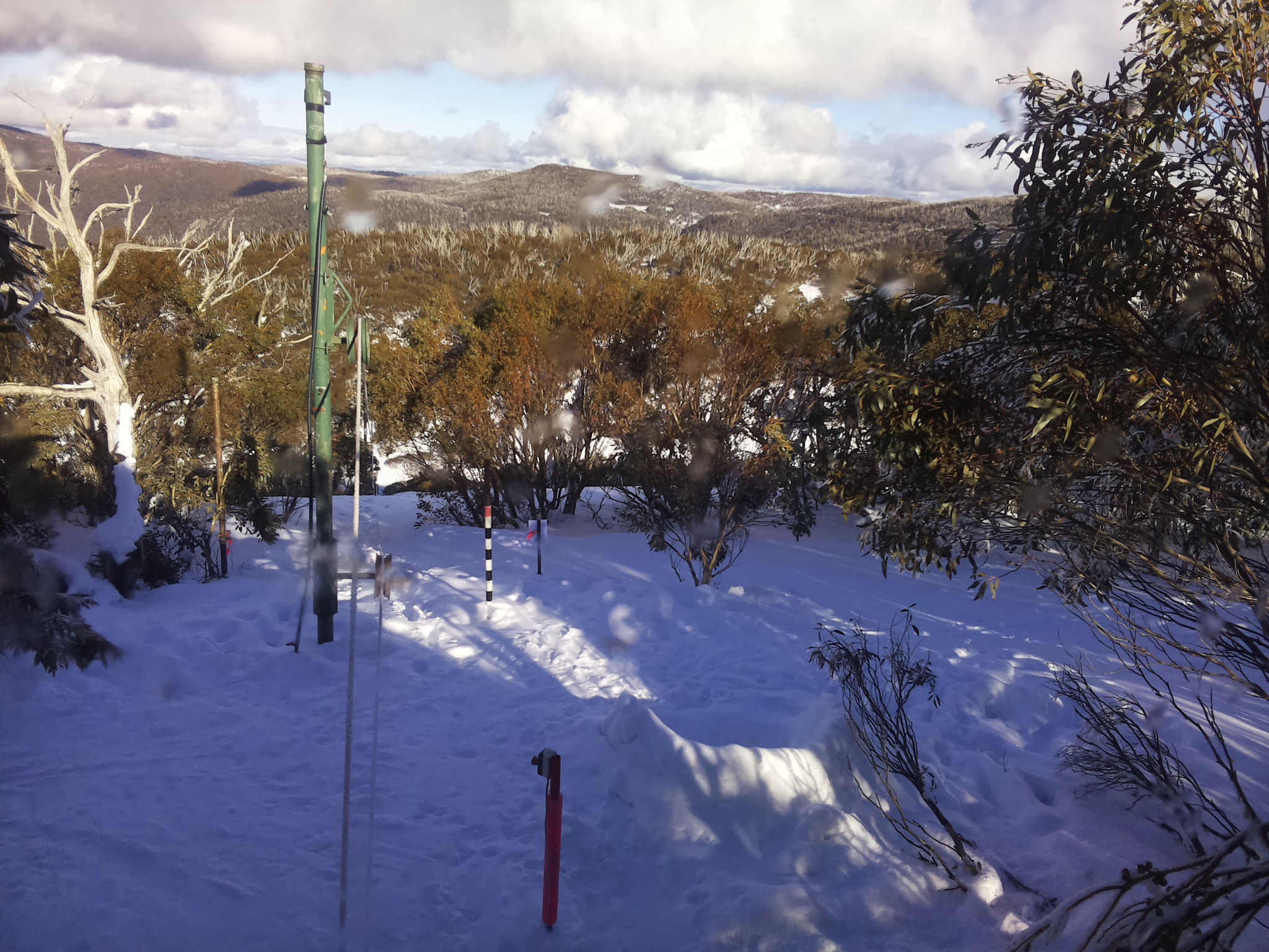 Bogong Web Cam 3:30pm Friday 1st of August 2025