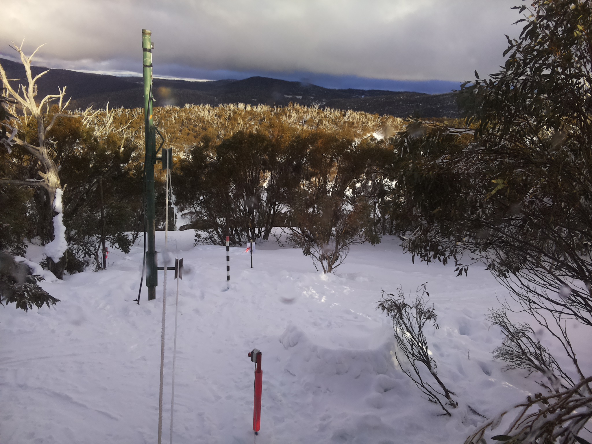 Bogong Web Cam 4:20pm Friday 1st of August 2025