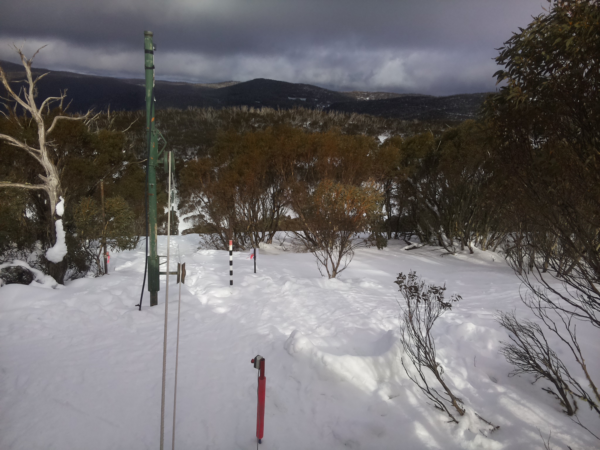 Bogong Web Cam 2:40pm Saturday 2nd of August 2025