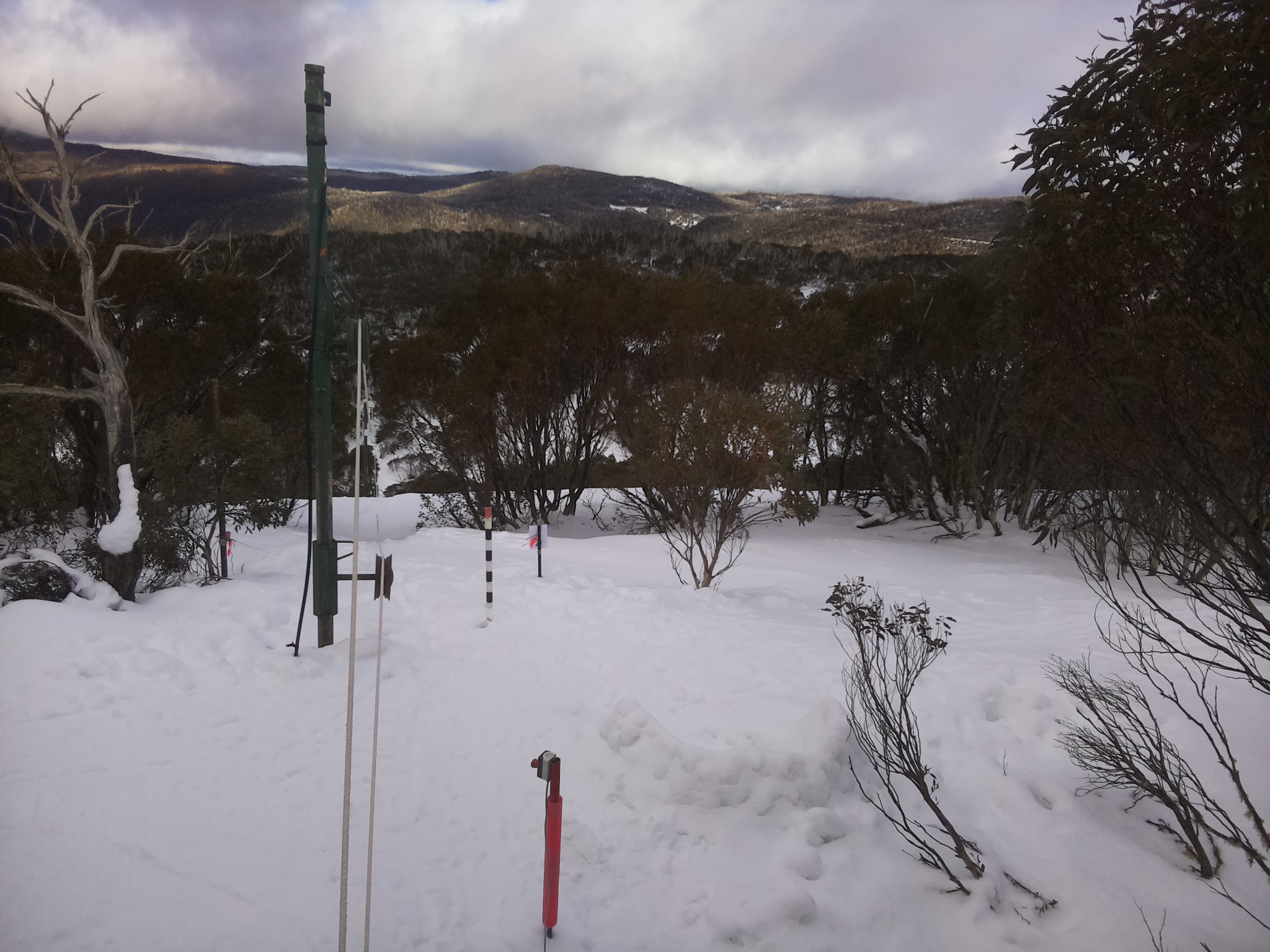 Bogong Web Cam 3:20pm Saturday 2nd of August 2025