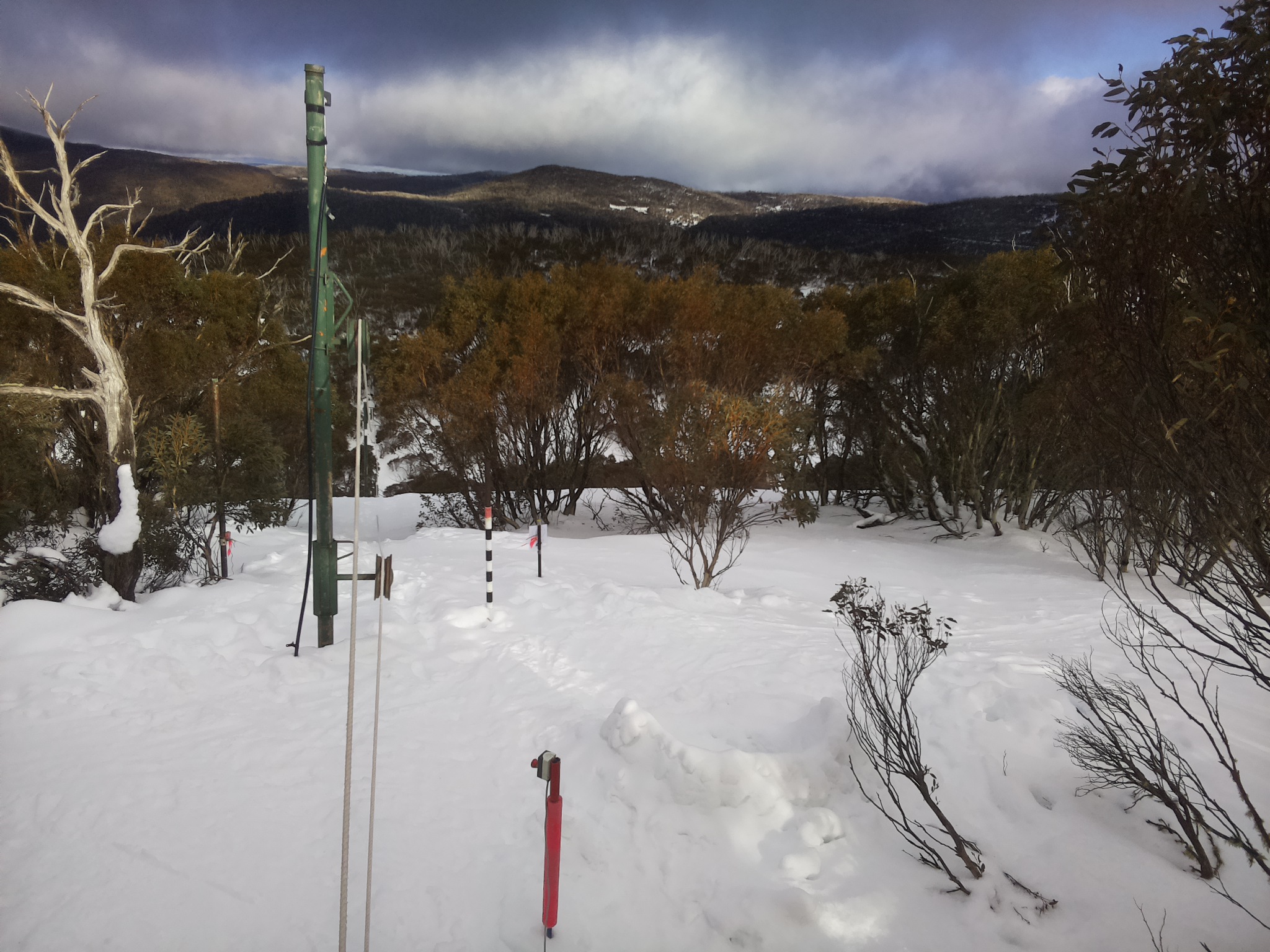 Bogong Web Cam 3:40pm Saturday 2nd of August 2025