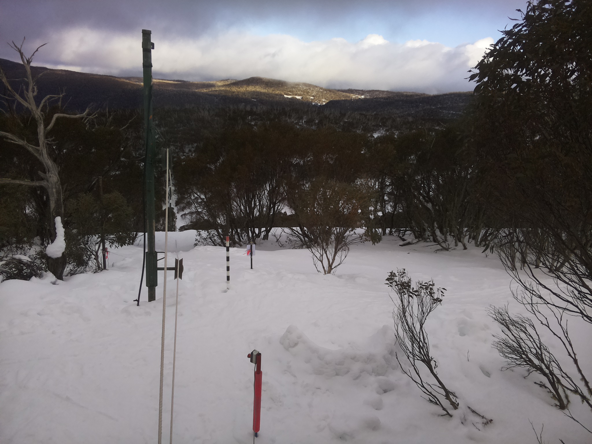 Bogong Web Cam 4:10pm Saturday 2nd of August 2025