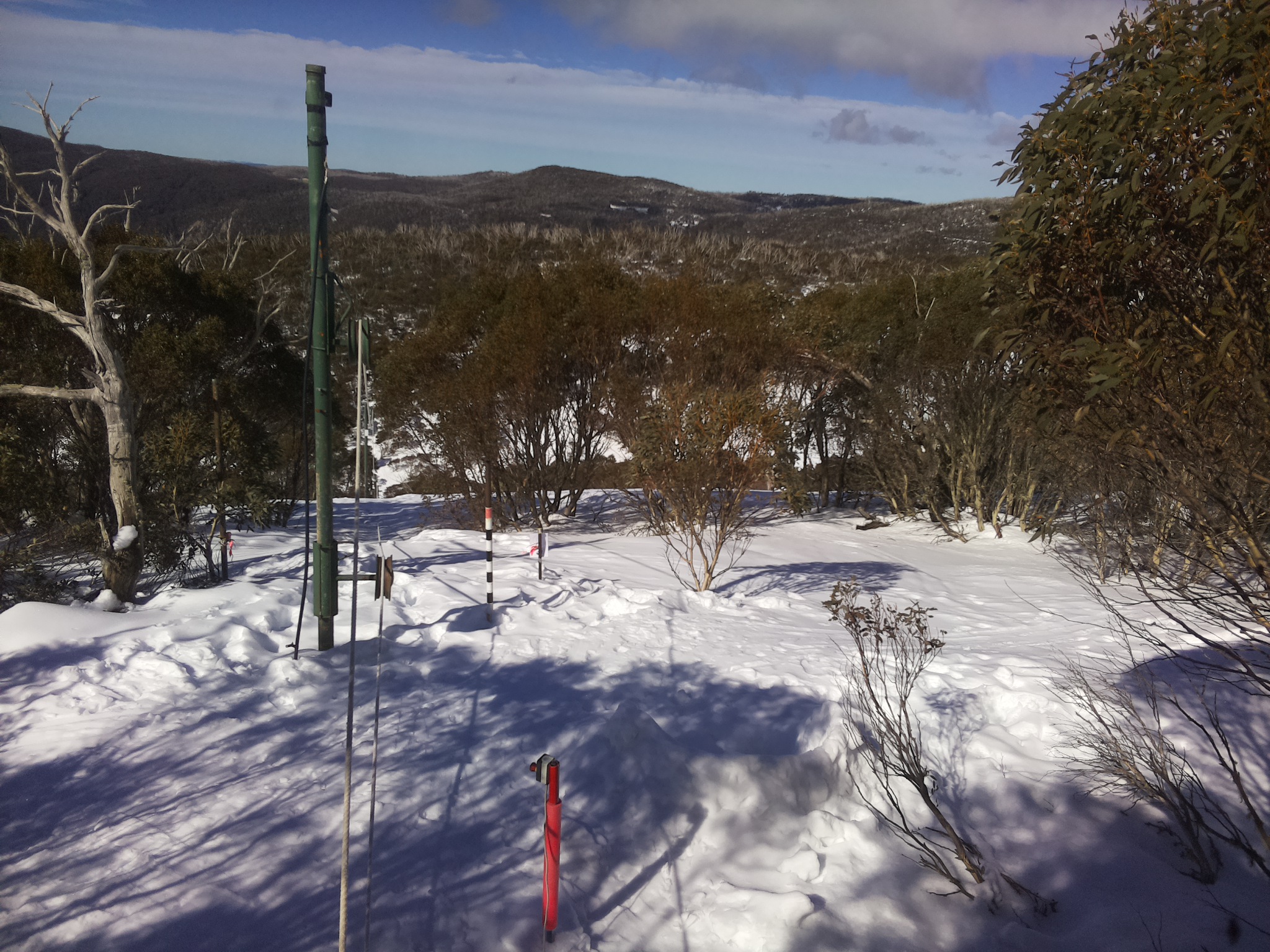 Bogong Web Cam 11:20am Monday 4th of August 2025