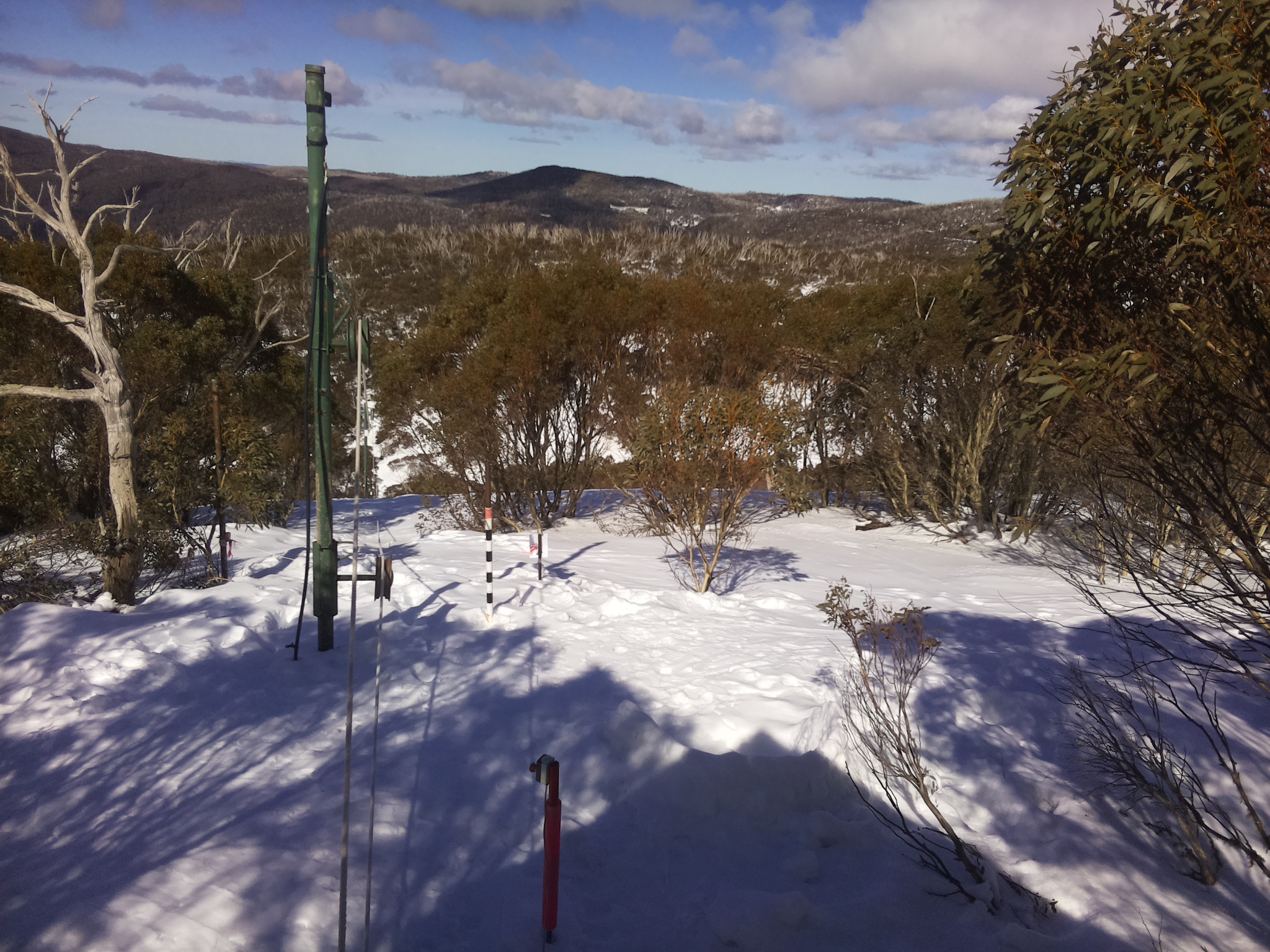 Bogong Web Cam 12:40pm Monday 4th of August 2025