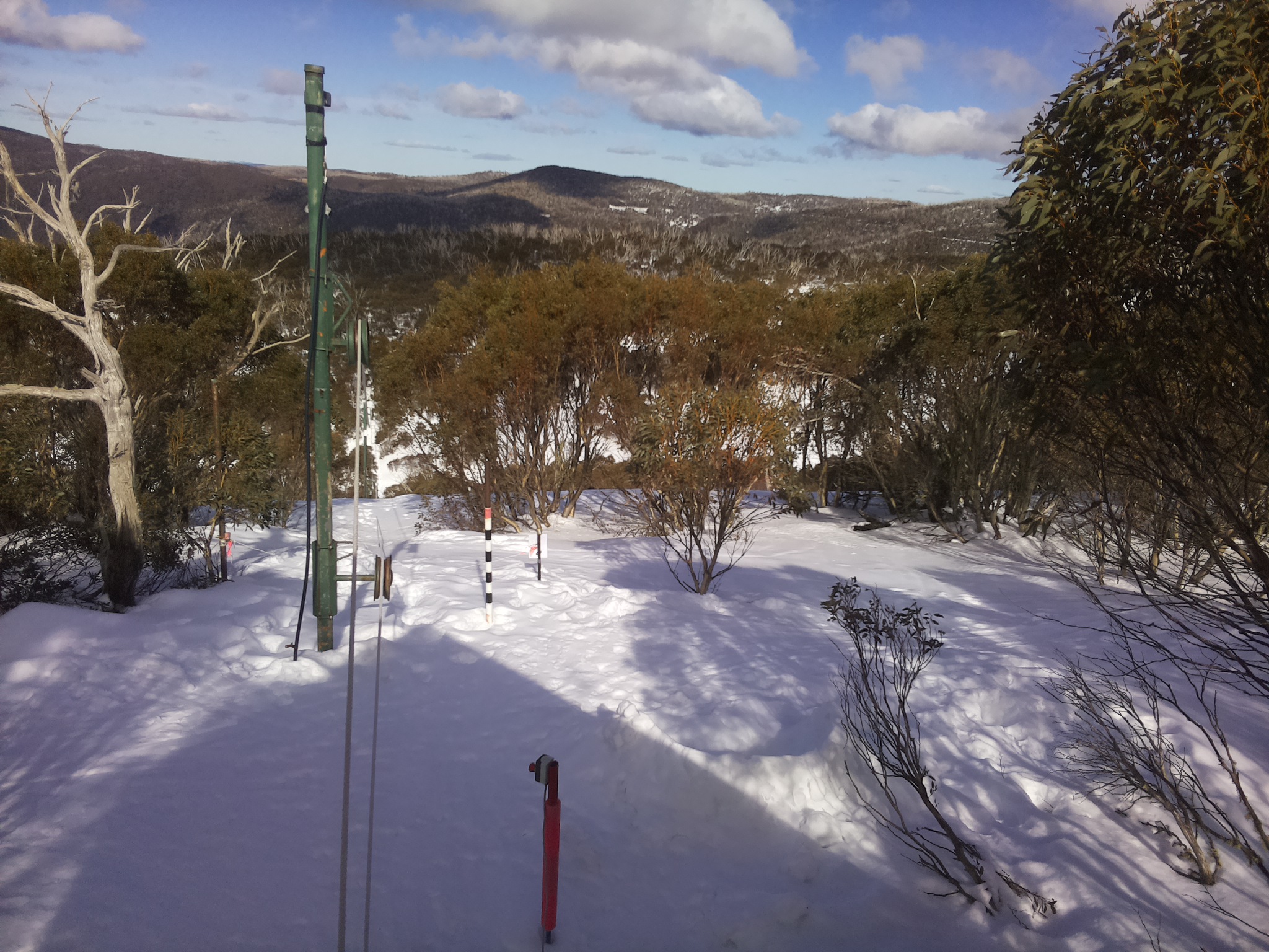 Bogong Web Cam 2:00pm Monday 4th of August 2025