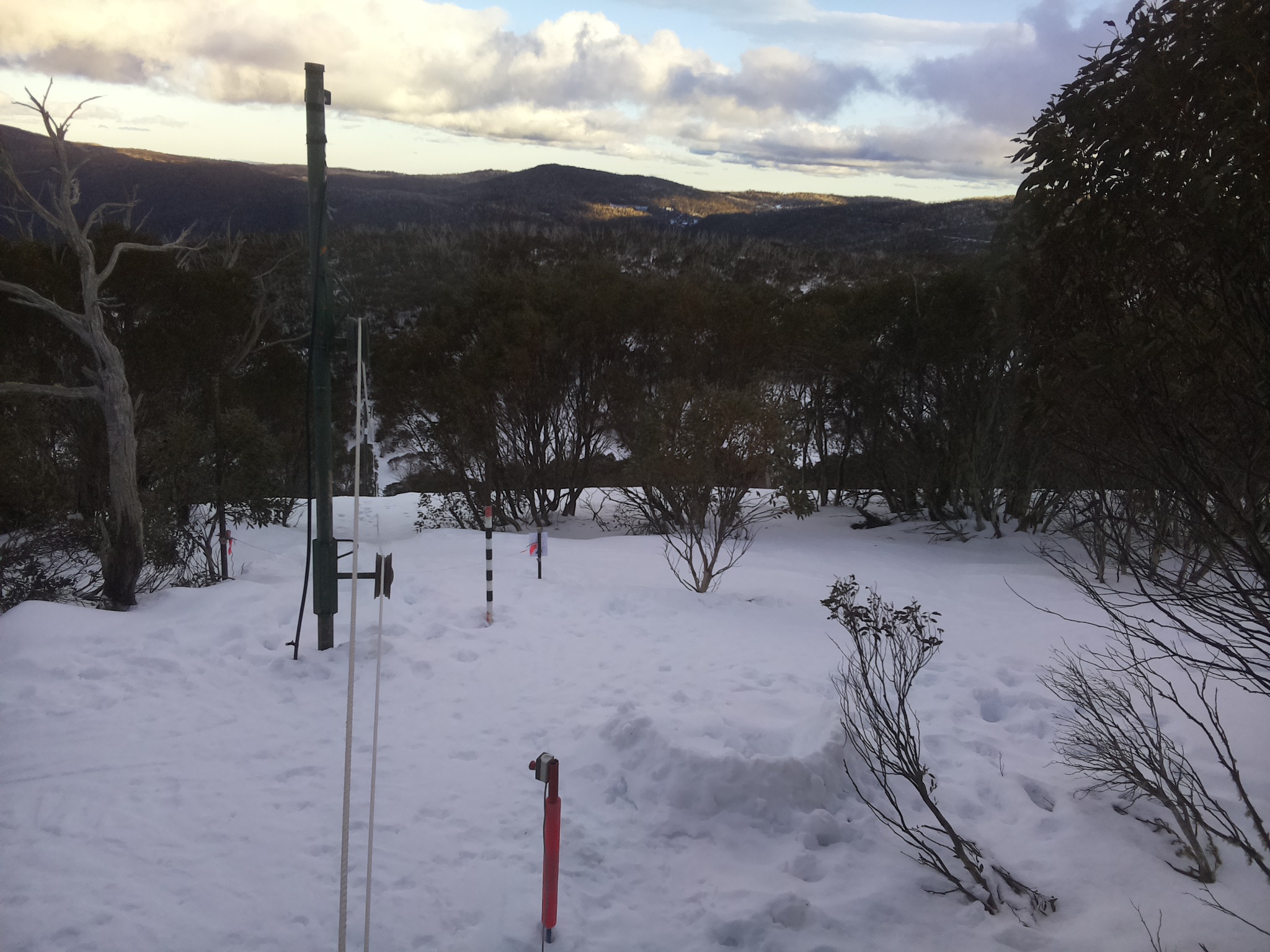Bogong Web Cam 4:50pm Monday 4th of August 2025
