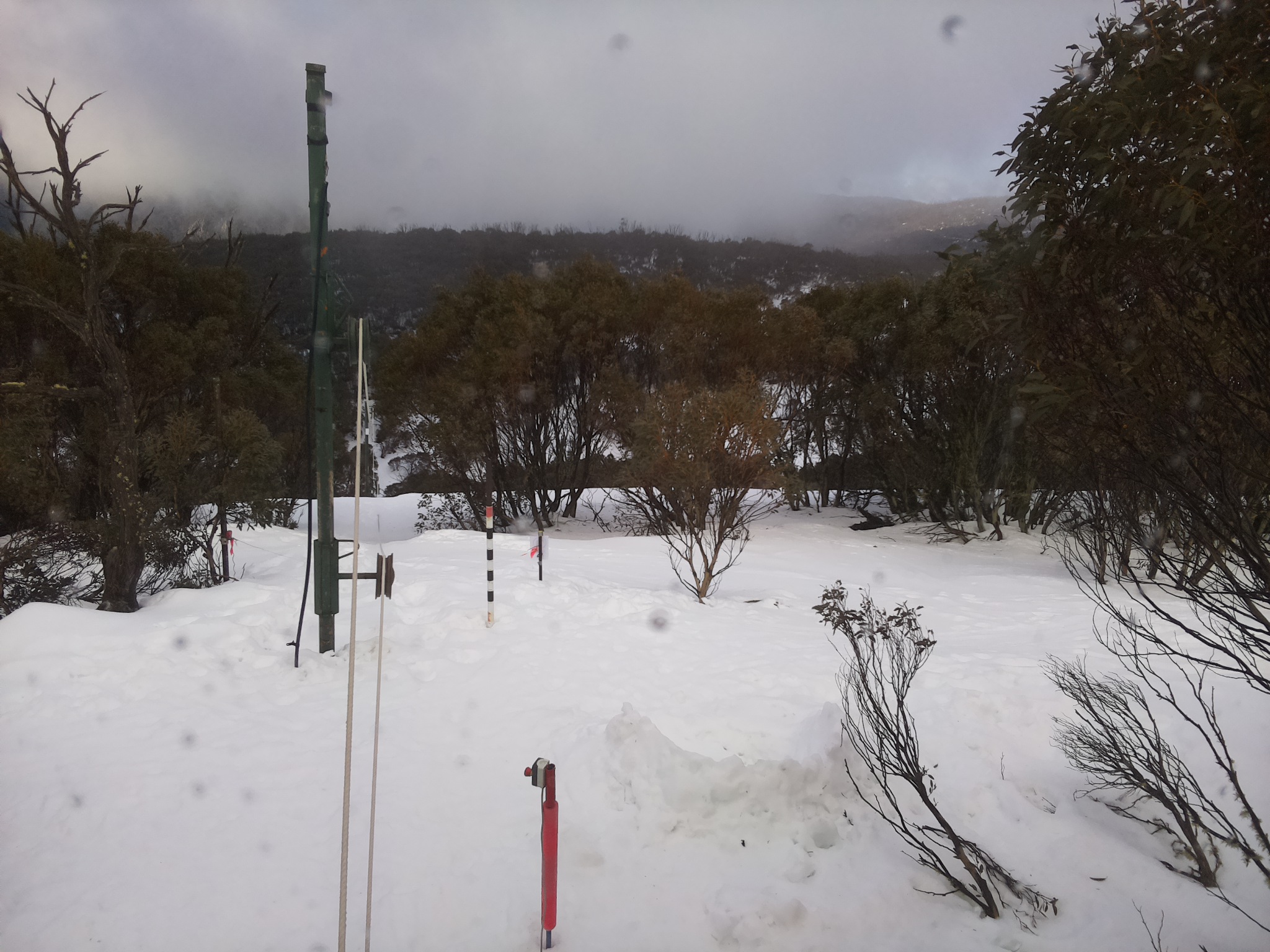 Bogong Web Cam 8:10am Tuesday 5th of August 2025