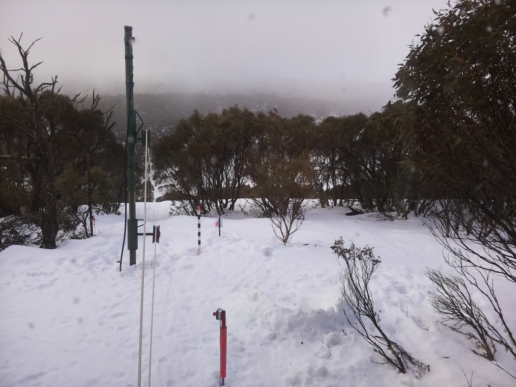 Bogong Web Cam 8:20am Tuesday 5th of August 2025
