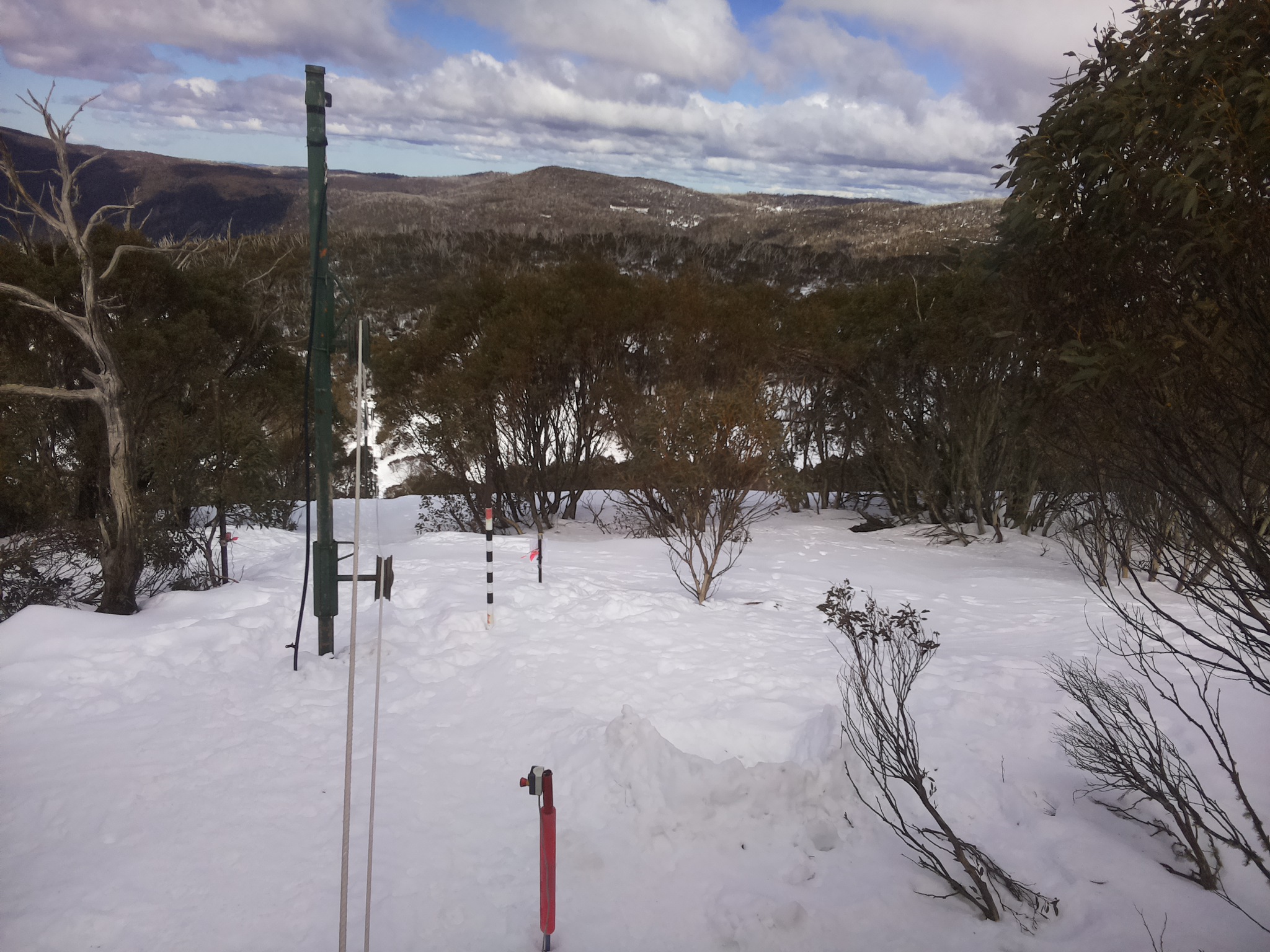 Bogong Web Cam 12:50pm Tuesday 5th of August 2025