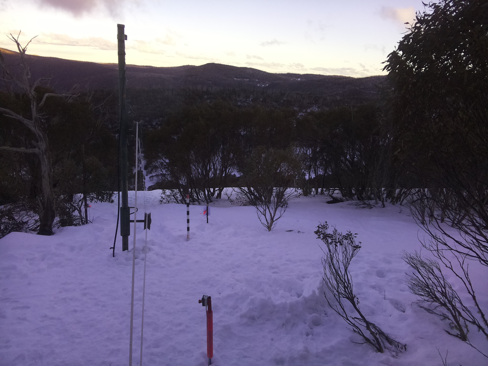 Bogong Web Cam 4:50pm Tuesday 5th of August 2025