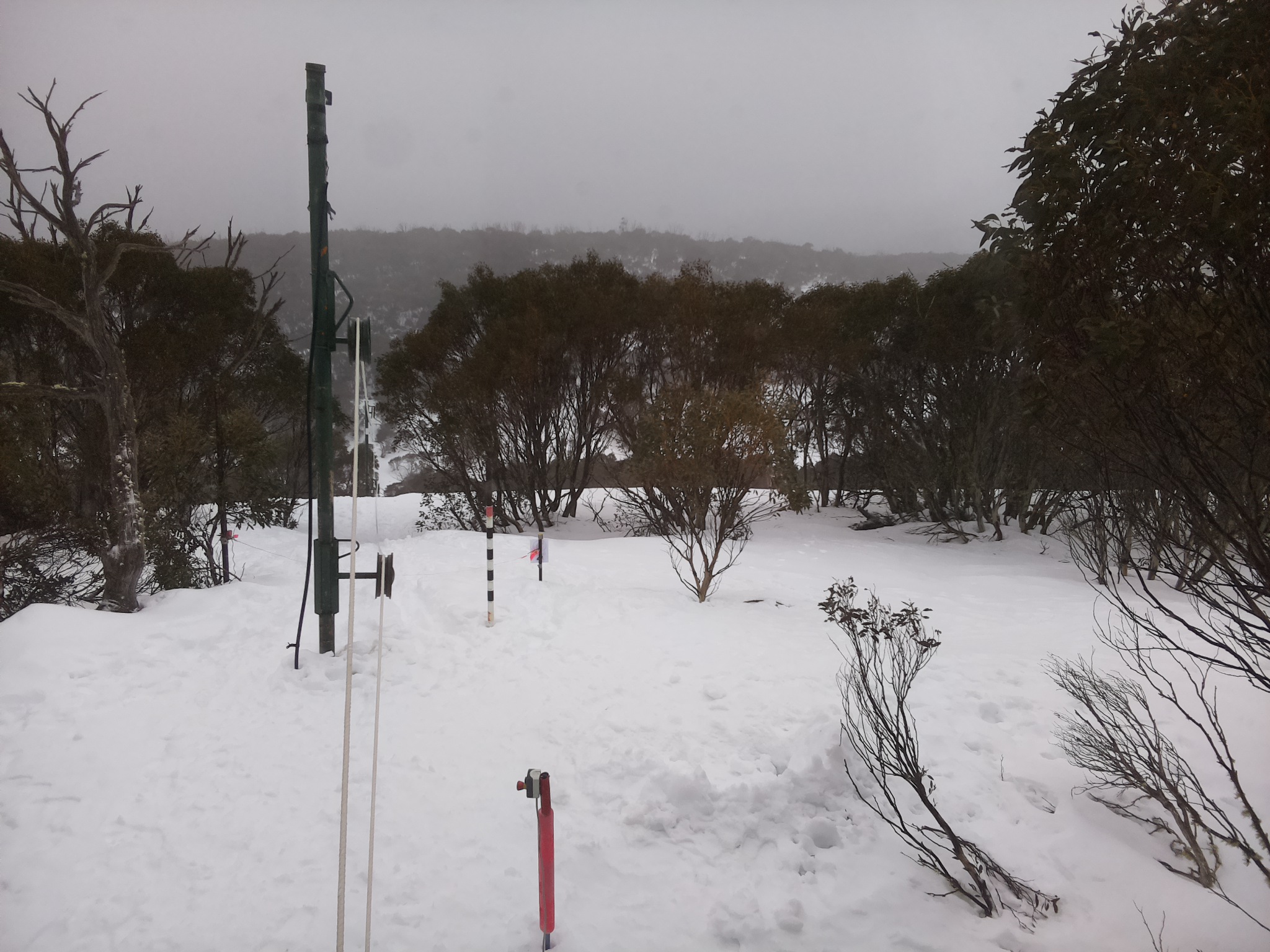 Bogong Web Cam 9:10am Wednesday 6th of August 2025