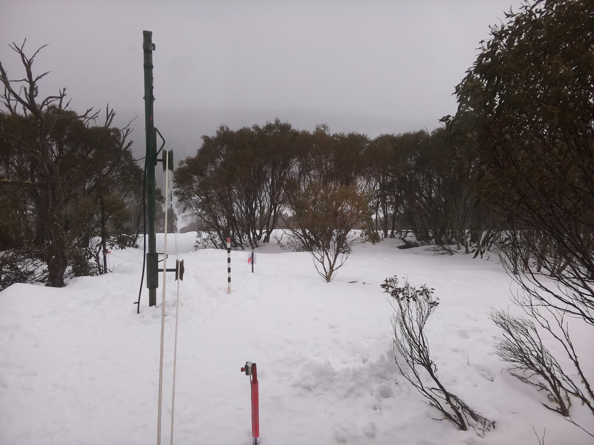 Bogong Web Cam 12:40pm Wednesday 6th of August 2025