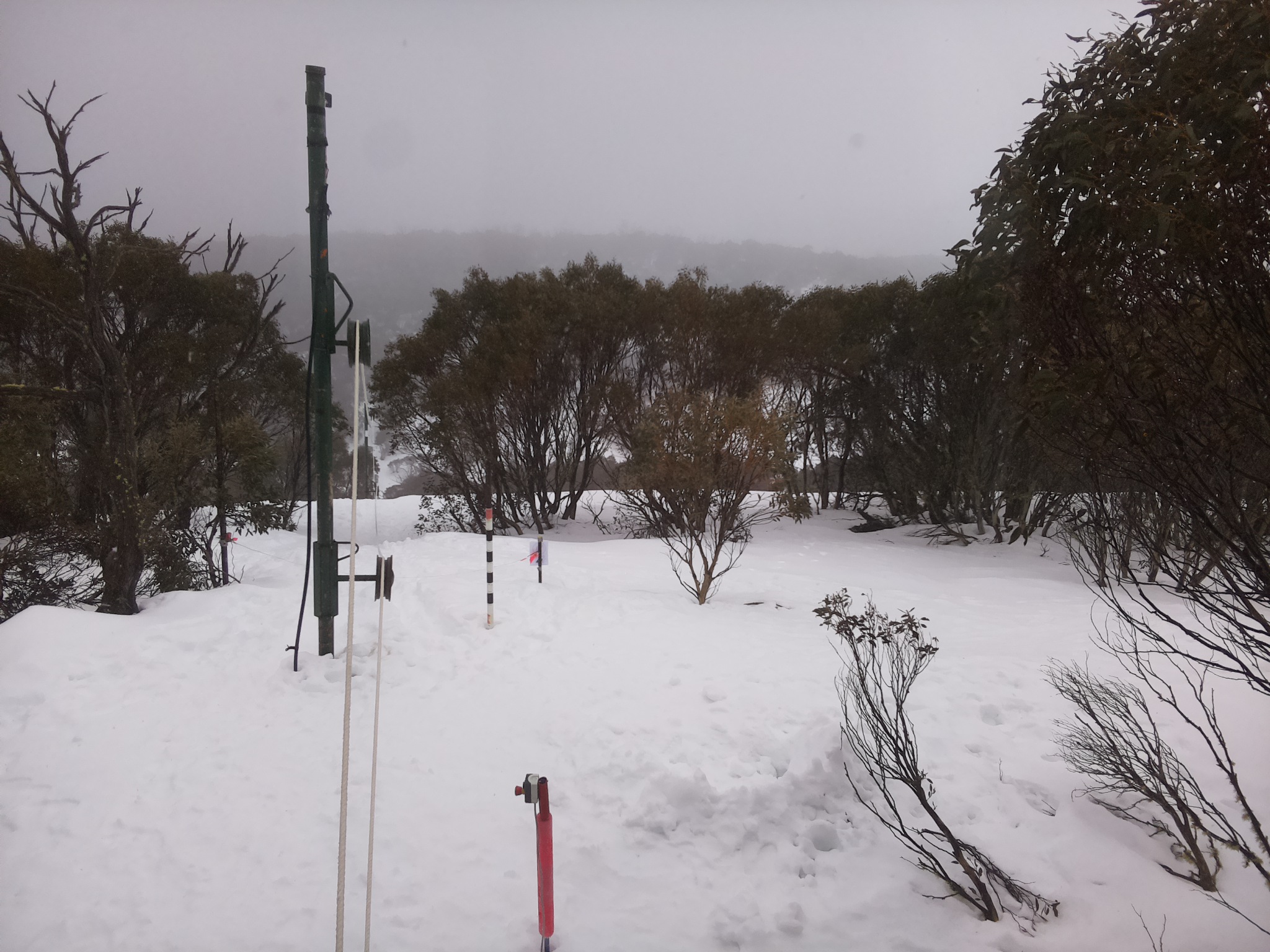 Bogong Web Cam 12:50pm Wednesday 6th of August 2025