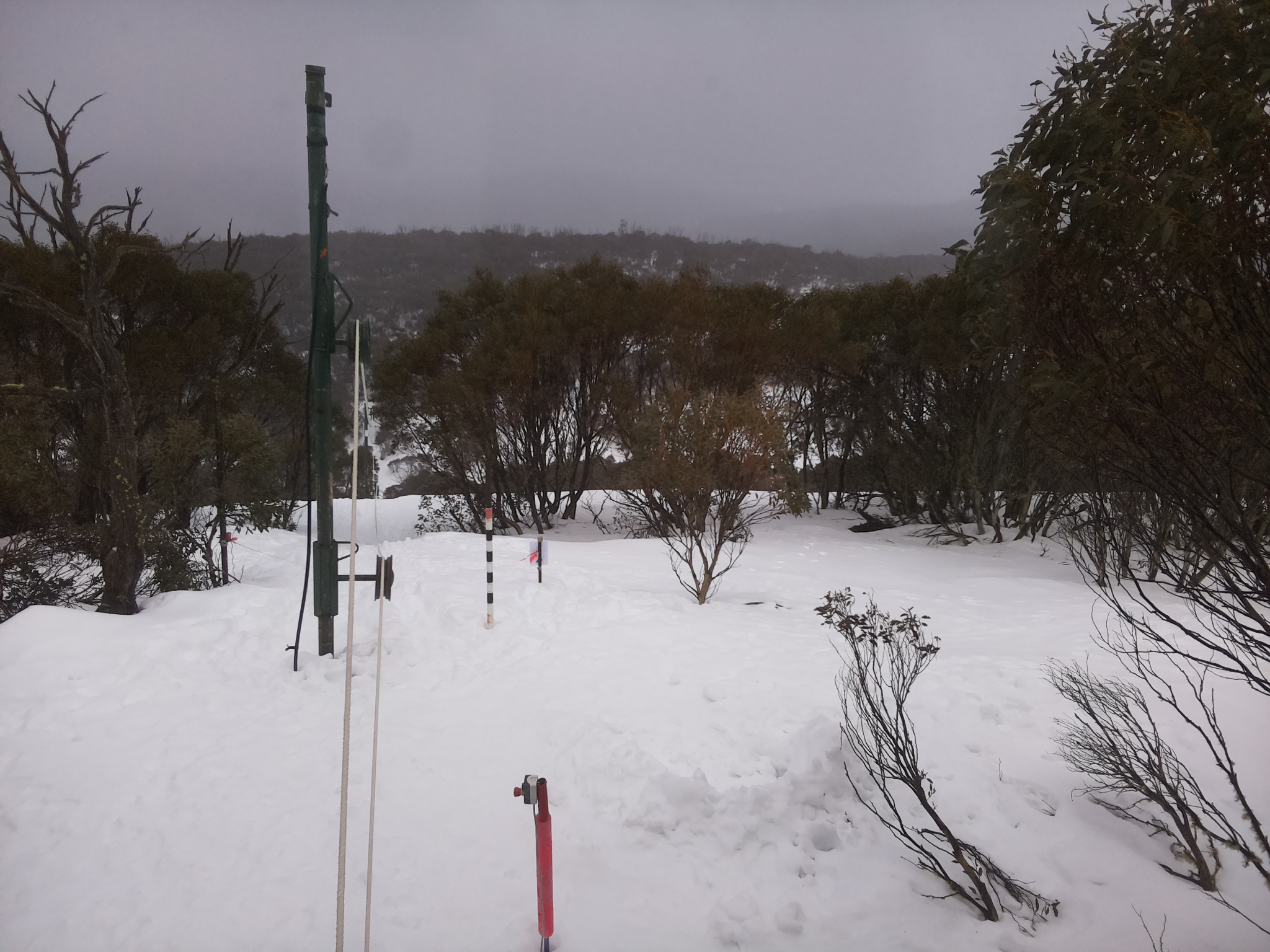 Bogong Web Cam 1:40pm Wednesday 6th of August 2025