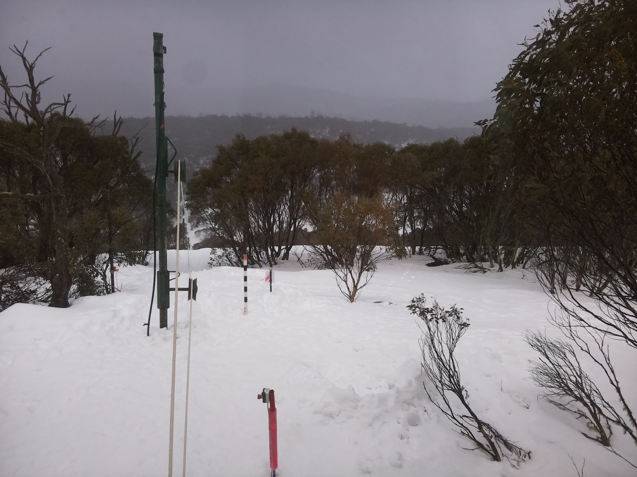 Bogong Web Cam 1:50pm Wednesday 6th of August 2025