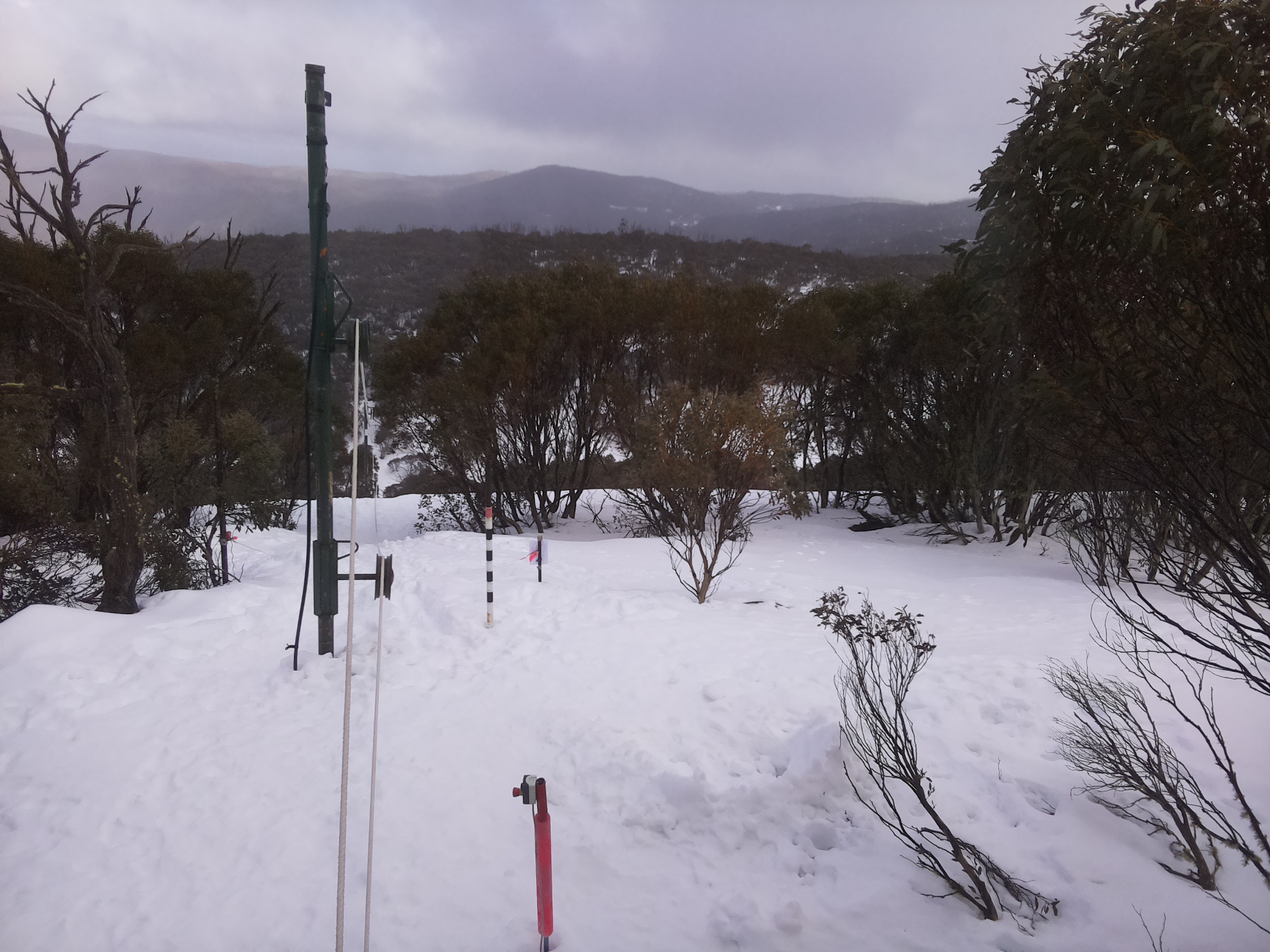 Bogong Web Cam 2:30pm Wednesday 6th of August 2025