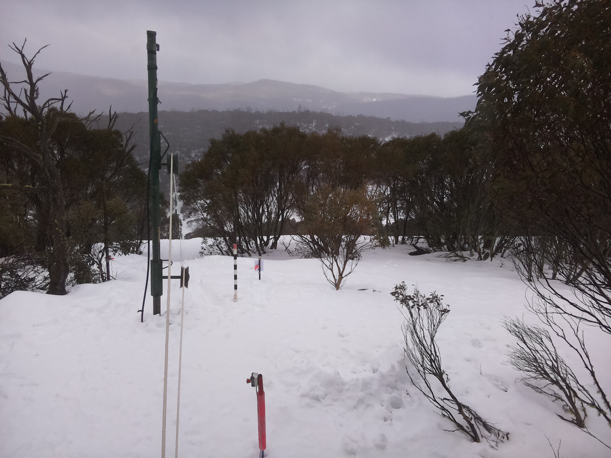Bogong Web Cam 2:40pm Wednesday 6th of August 2025