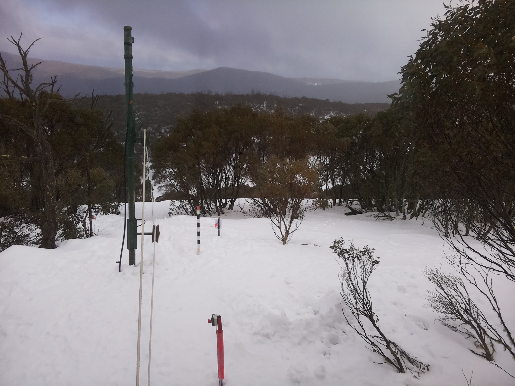 Bogong Web Cam 2:50pm Wednesday 6th of August 2025