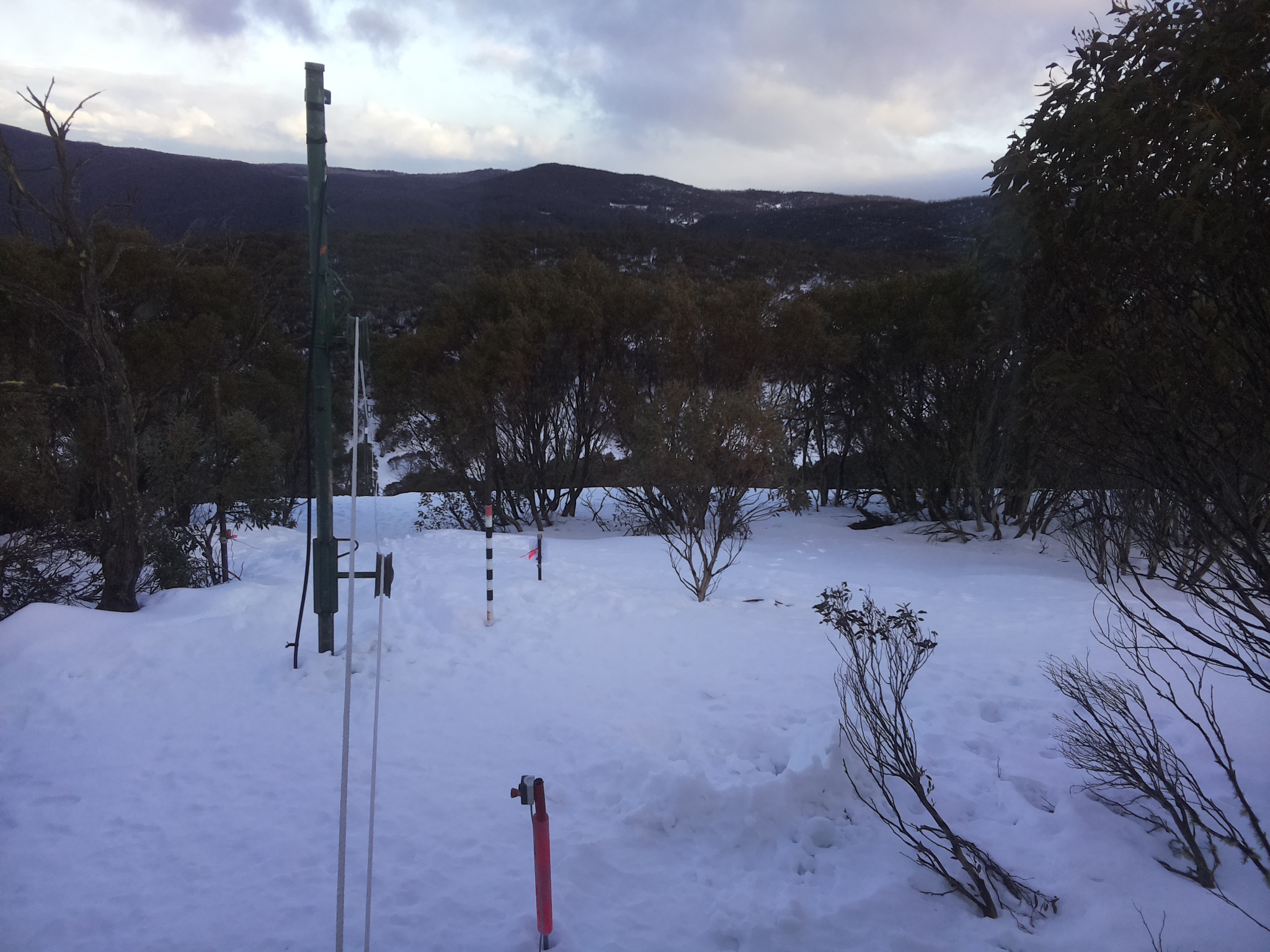 Bogong Web Cam 4:50pm Wednesday 6th of August 2025