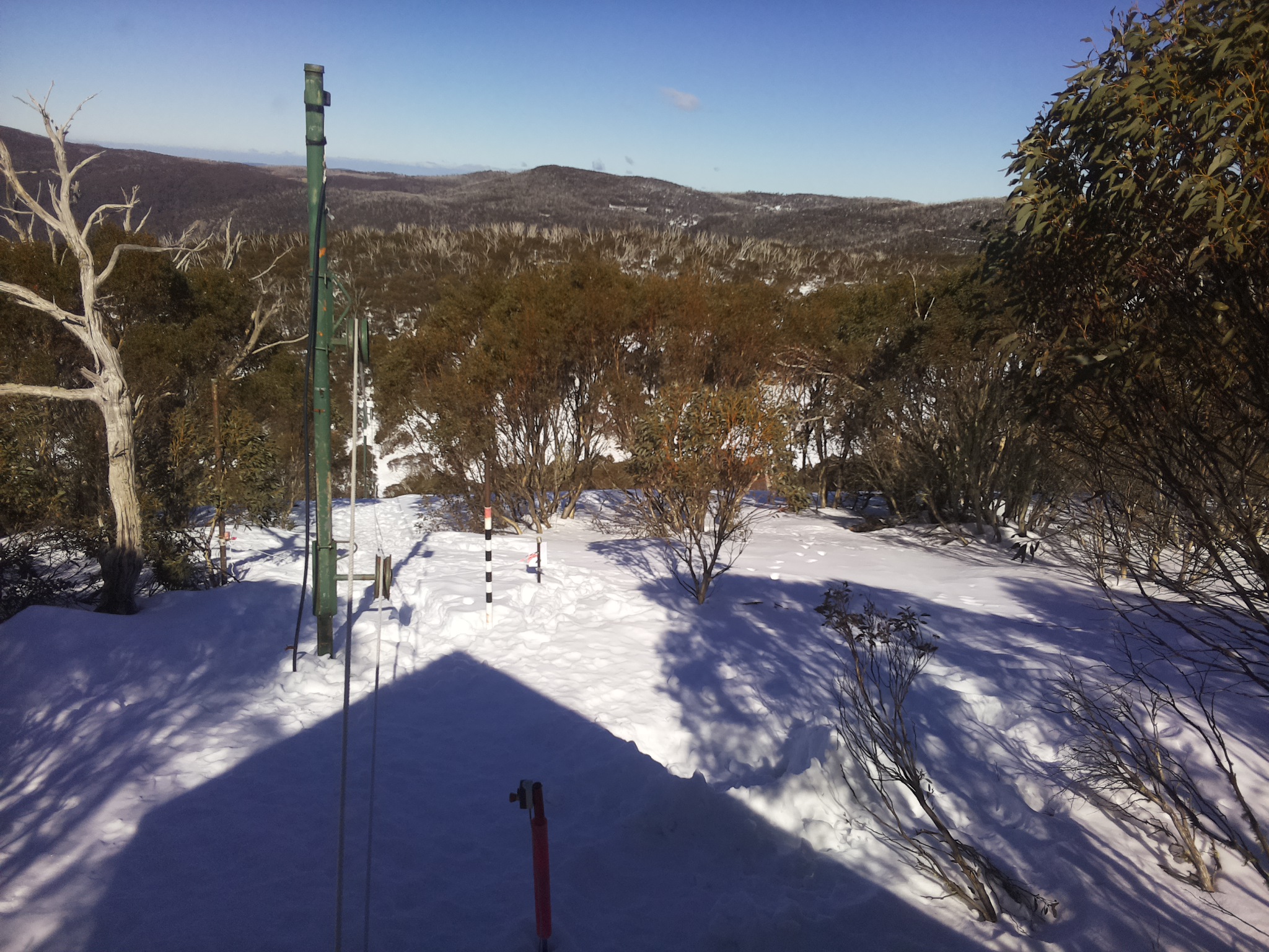 Bogong Web Cam 1:50pm Thursday 7th of August 2025