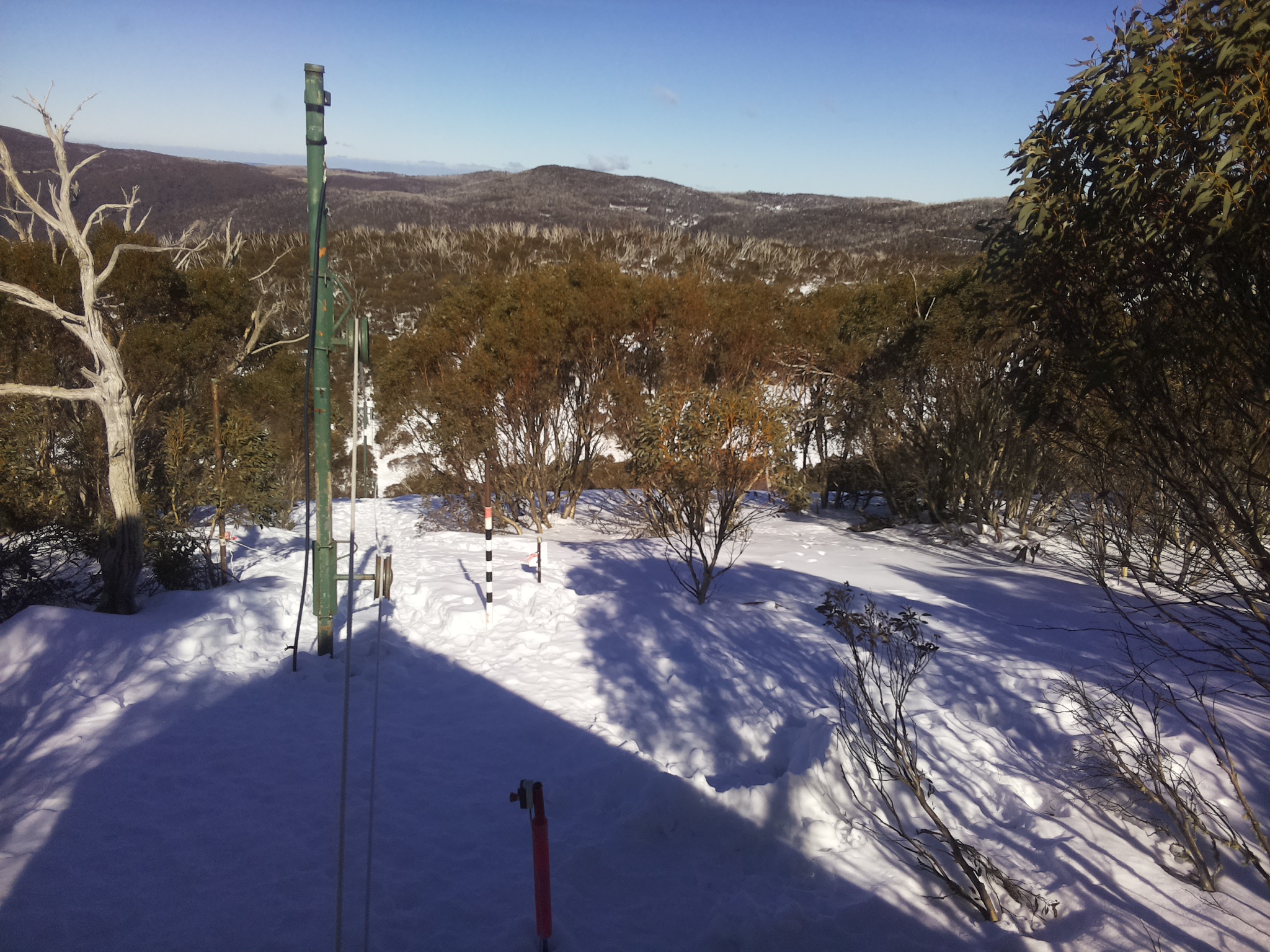Bogong Web Cam 2:10pm Thursday 7th of August 2025