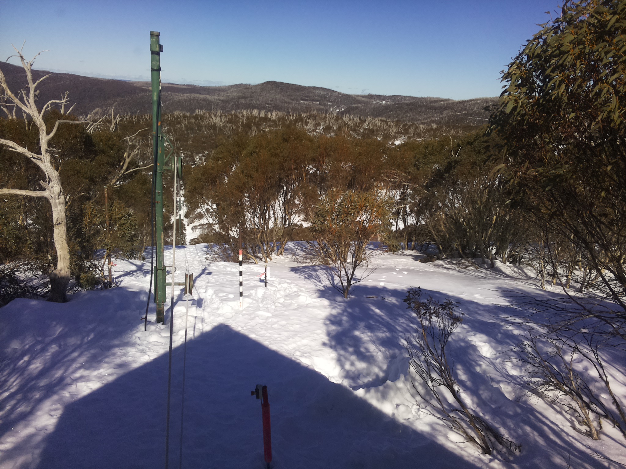 Bogong Web Cam 1:50pm Saturday 9th of August 2025