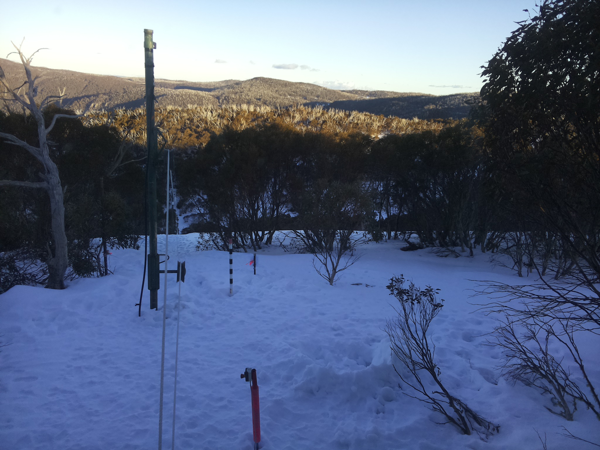 Bogong Web Cam 4:50pm Saturday 9th of August 2025