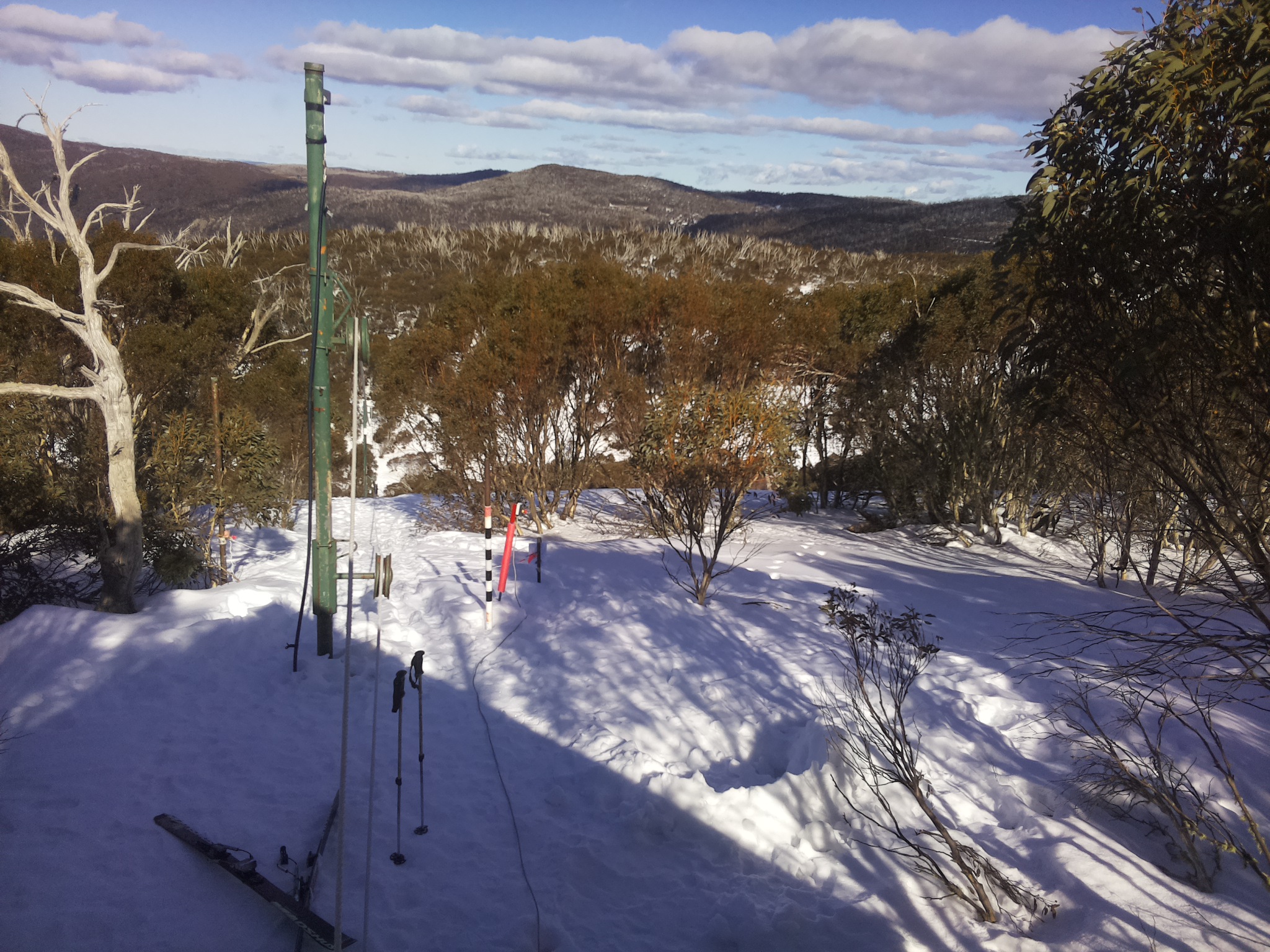 Bogong Web Cam 2:30pm Sunday 10th of August 2025