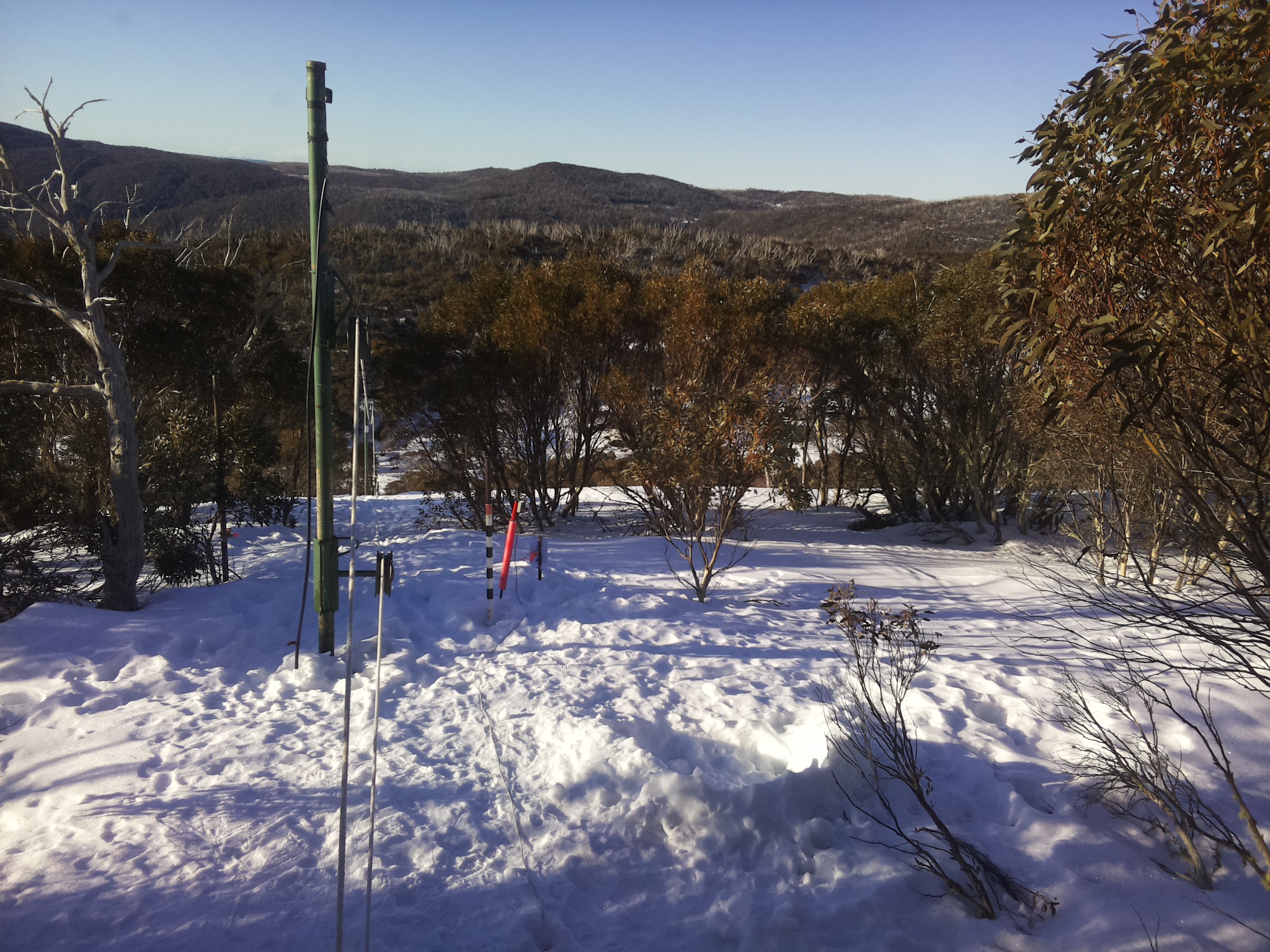 Bogong Web Cam 8:20am Monday 11th of August 2025