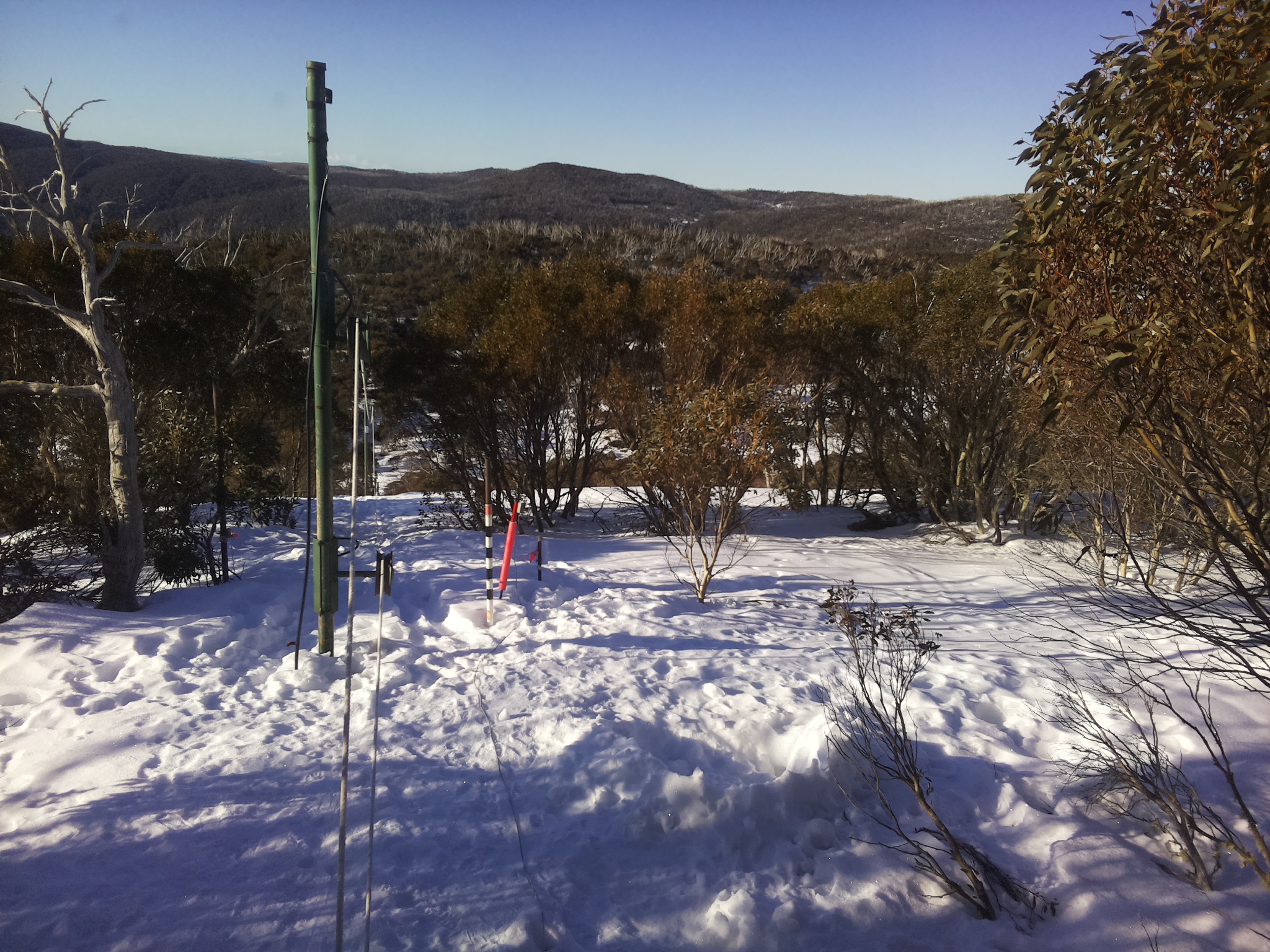 Bogong Web Cam 8:40am Monday 11th of August 2025
