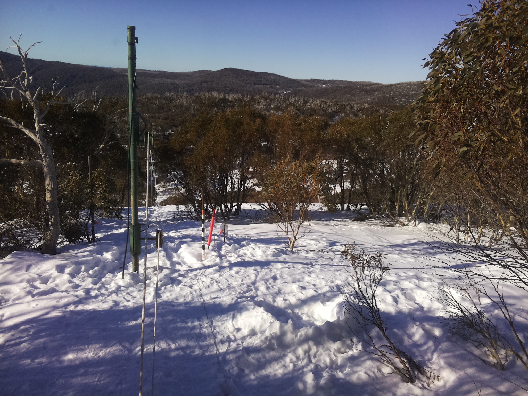 Bogong Web Cam 9:10am Monday 11th of August 2025