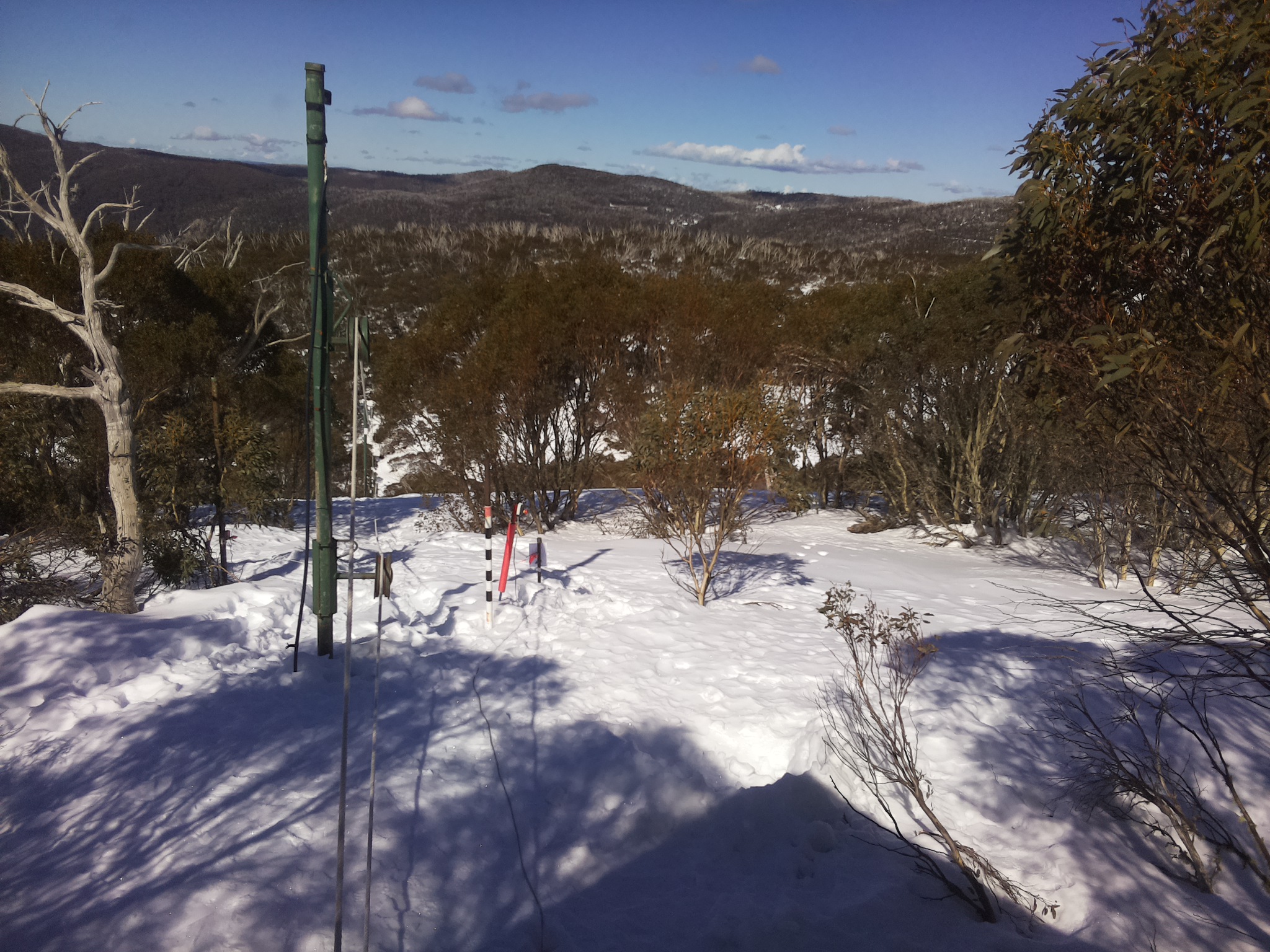 Bogong Web Cam 12:30pm Monday 11th of August 2025