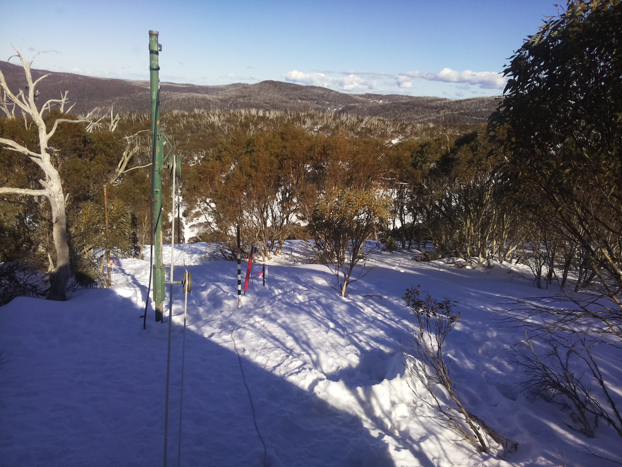 Bogong Web Cam 3:00pm Monday 11th of August 2025