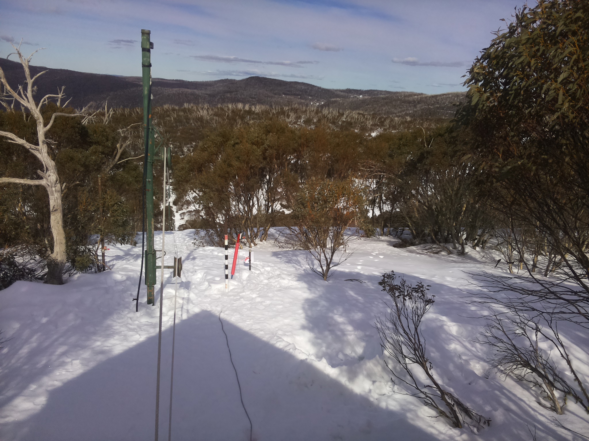 Bogong Web Cam 1:50pm Tuesday 12th of August 2025