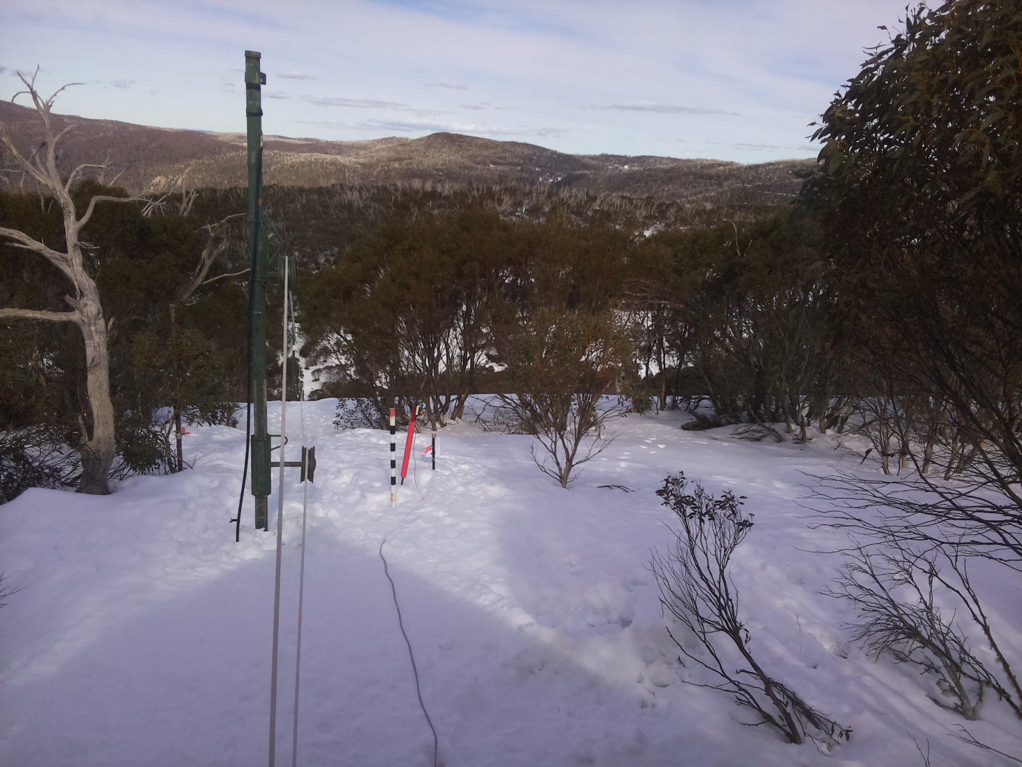 Bogong Web Cam 2:00pm Tuesday 12th of August 2025
