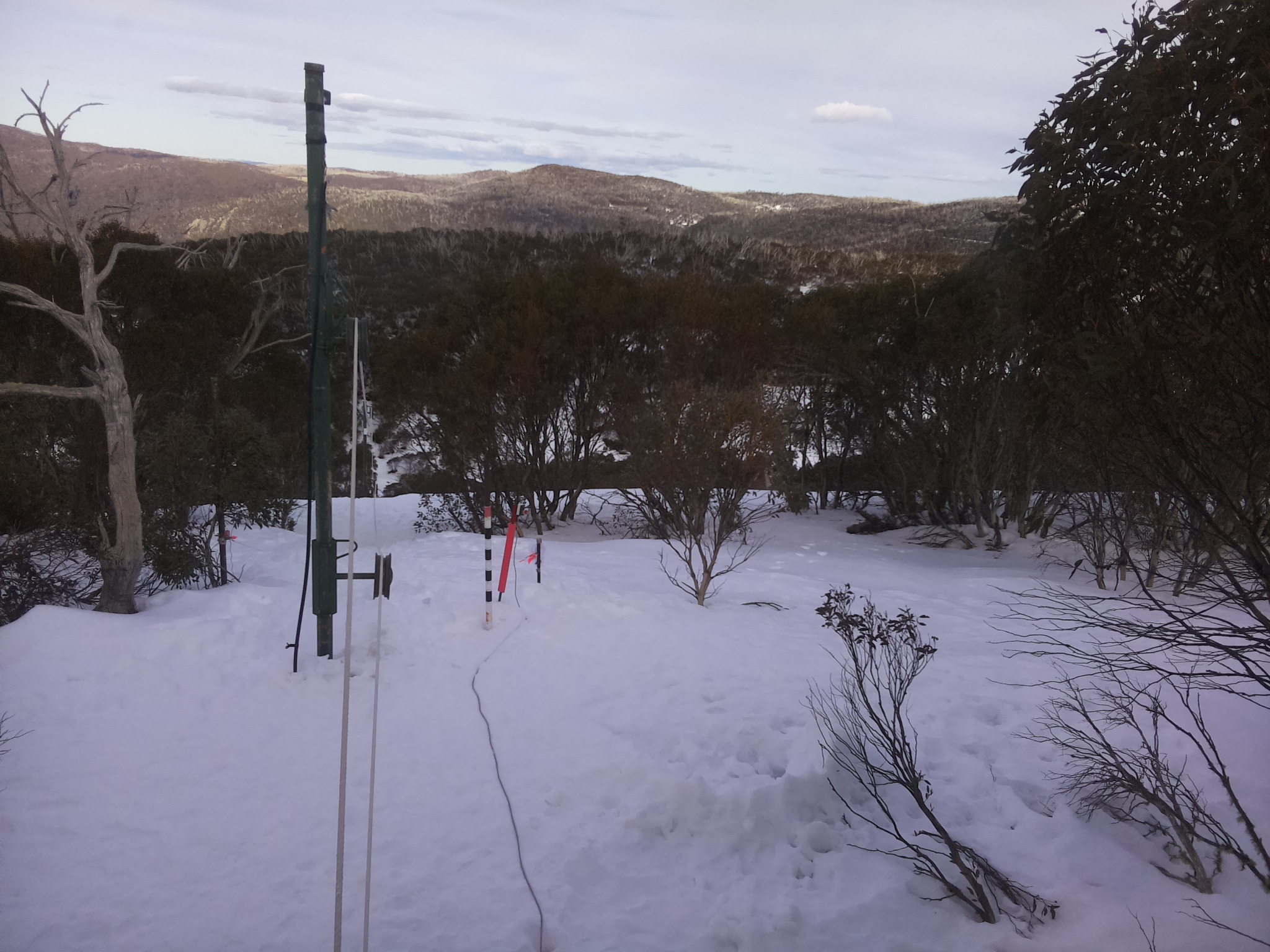 Bogong Web Cam 2:50pm Tuesday 12th of August 2025
