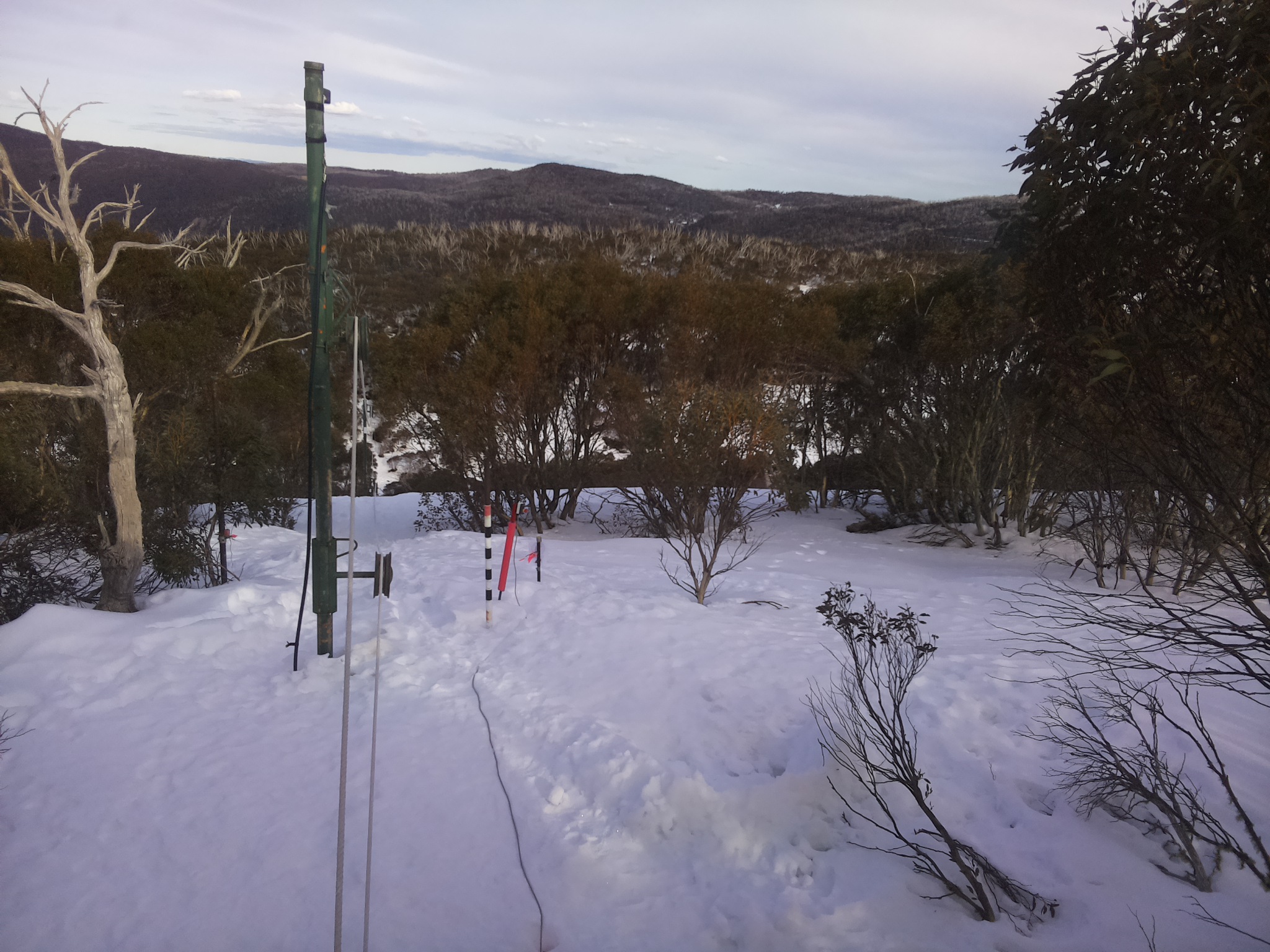 Bogong Web Cam 3:40pm Tuesday 12th of August 2025