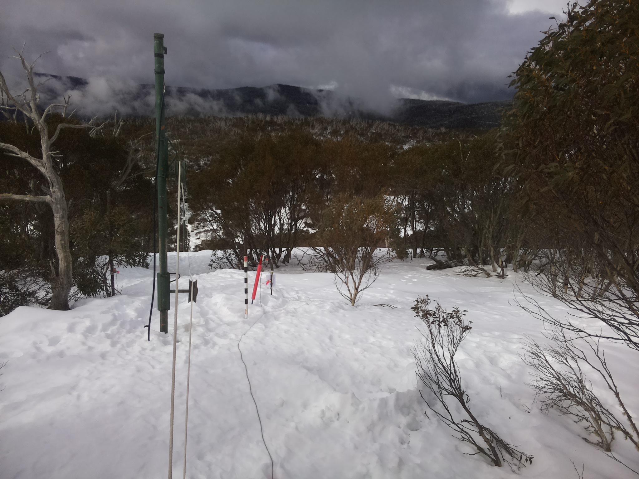 Bogong Web Cam 10:20am Wednesday 13th of August 2025