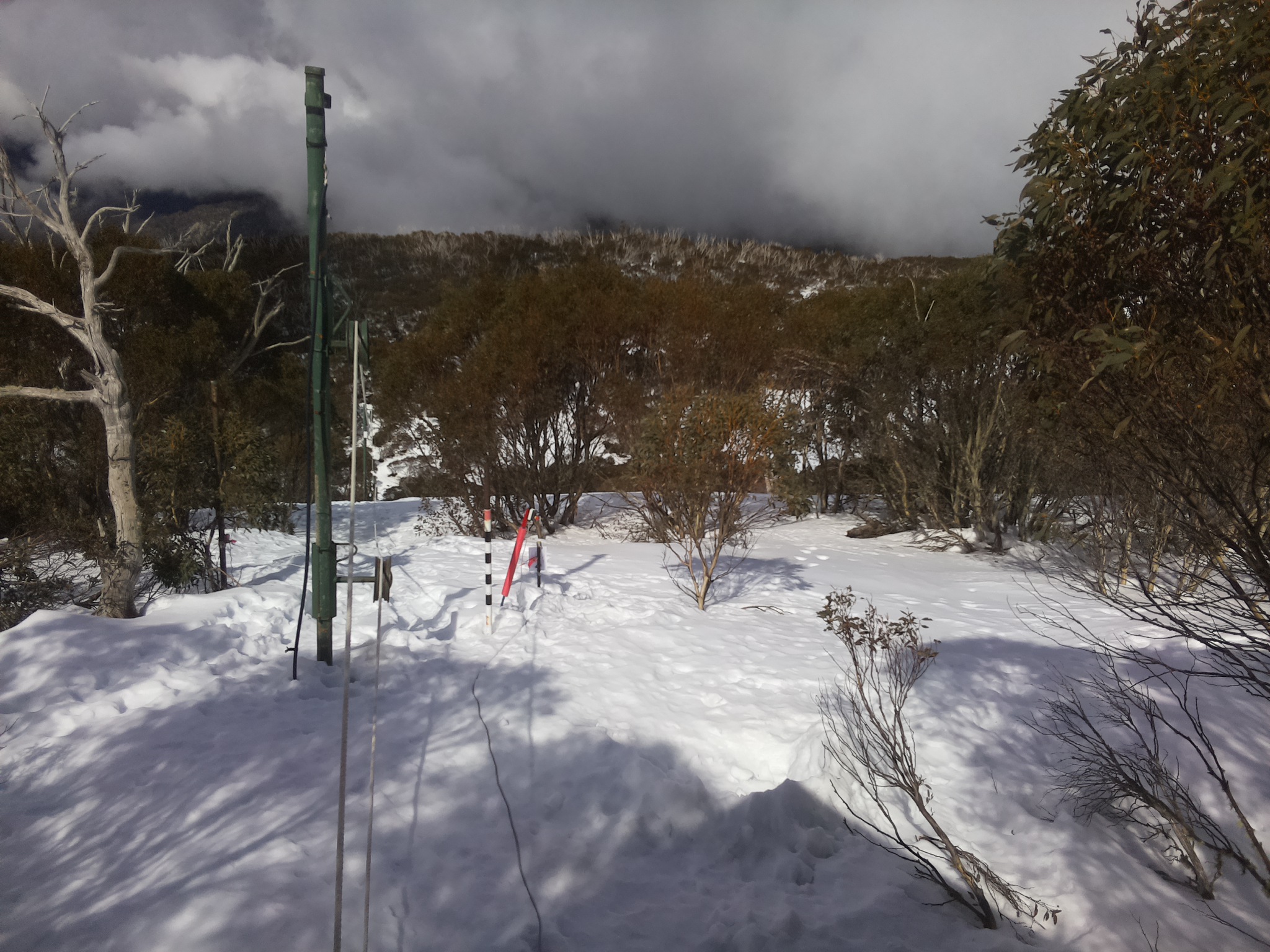 Bogong Web Cam 12:30pm Wednesday 13th of August 2025