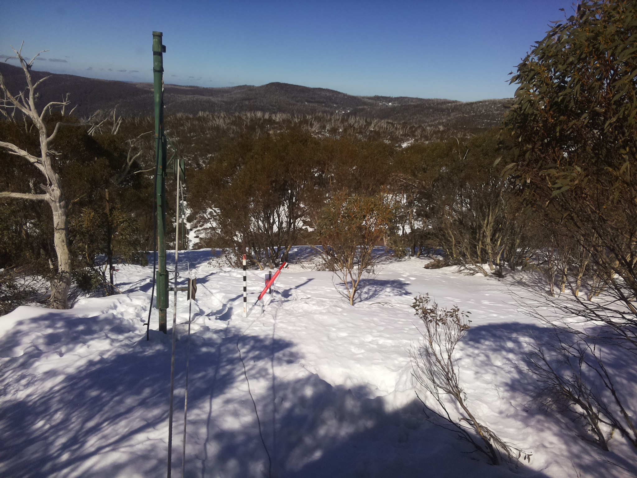 Bogong Web Cam 12:20pm Thursday 14th of August 2025