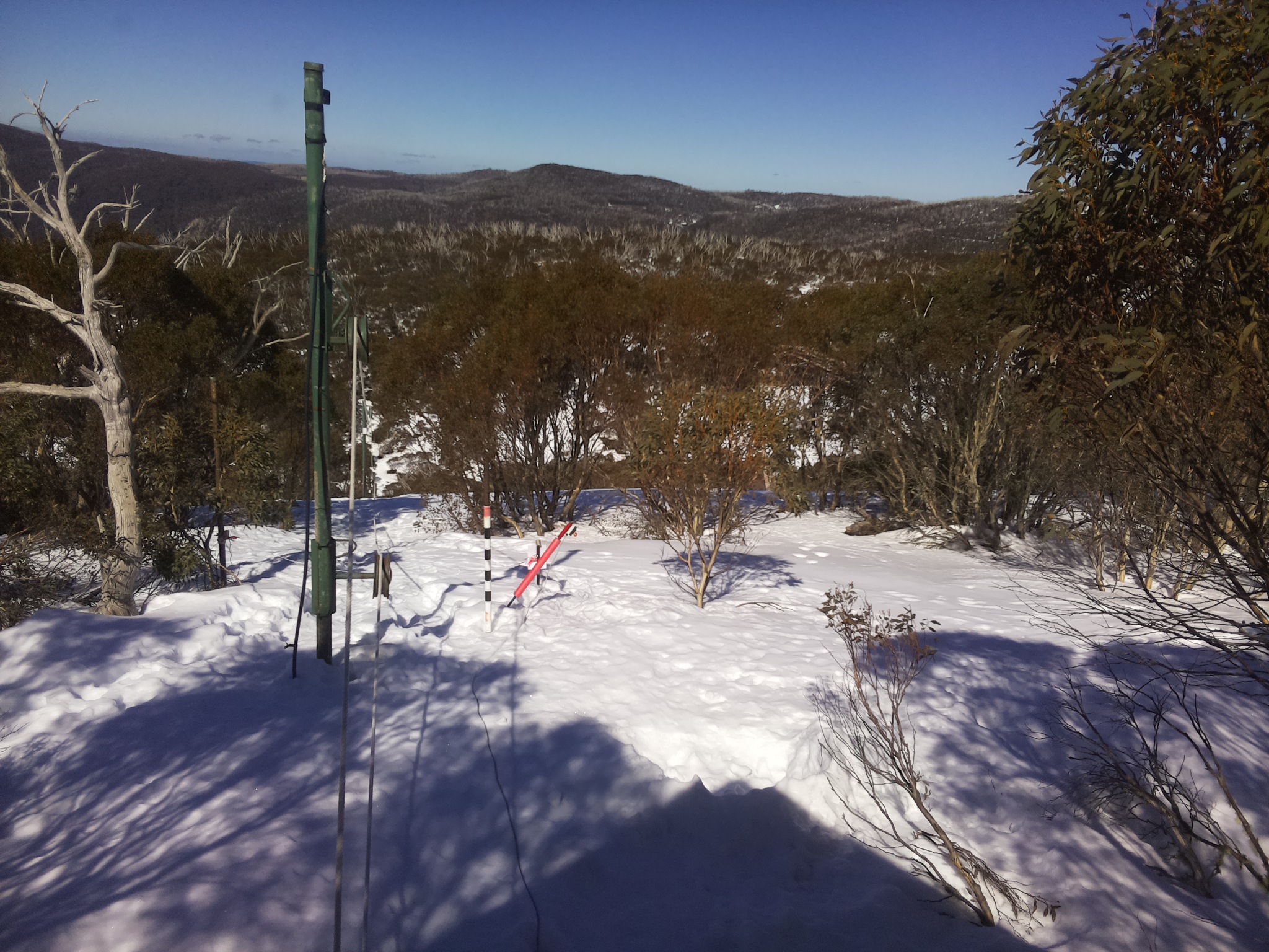 Bogong Web Cam 12:40pm Thursday 14th of August 2025