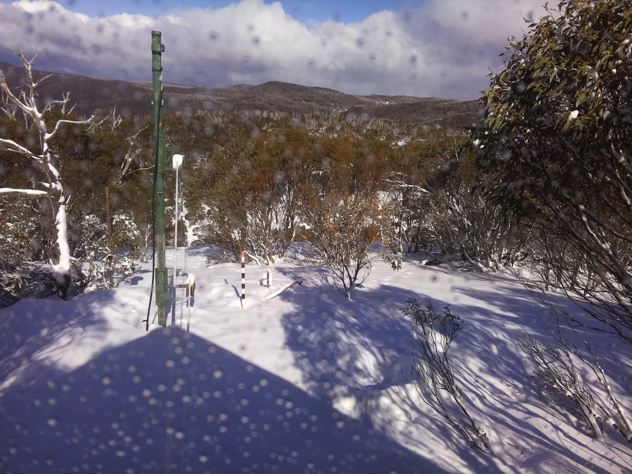 Bogong Web Cam 2:10pm Saturday 16th of August 2025