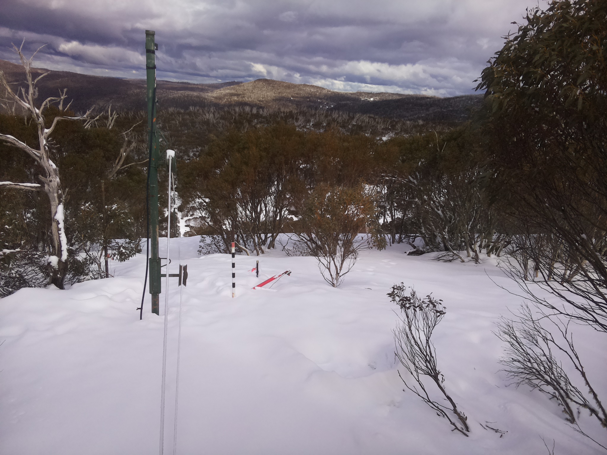 Bogong Web Cam 2:20pm Sunday 17th of August 2025